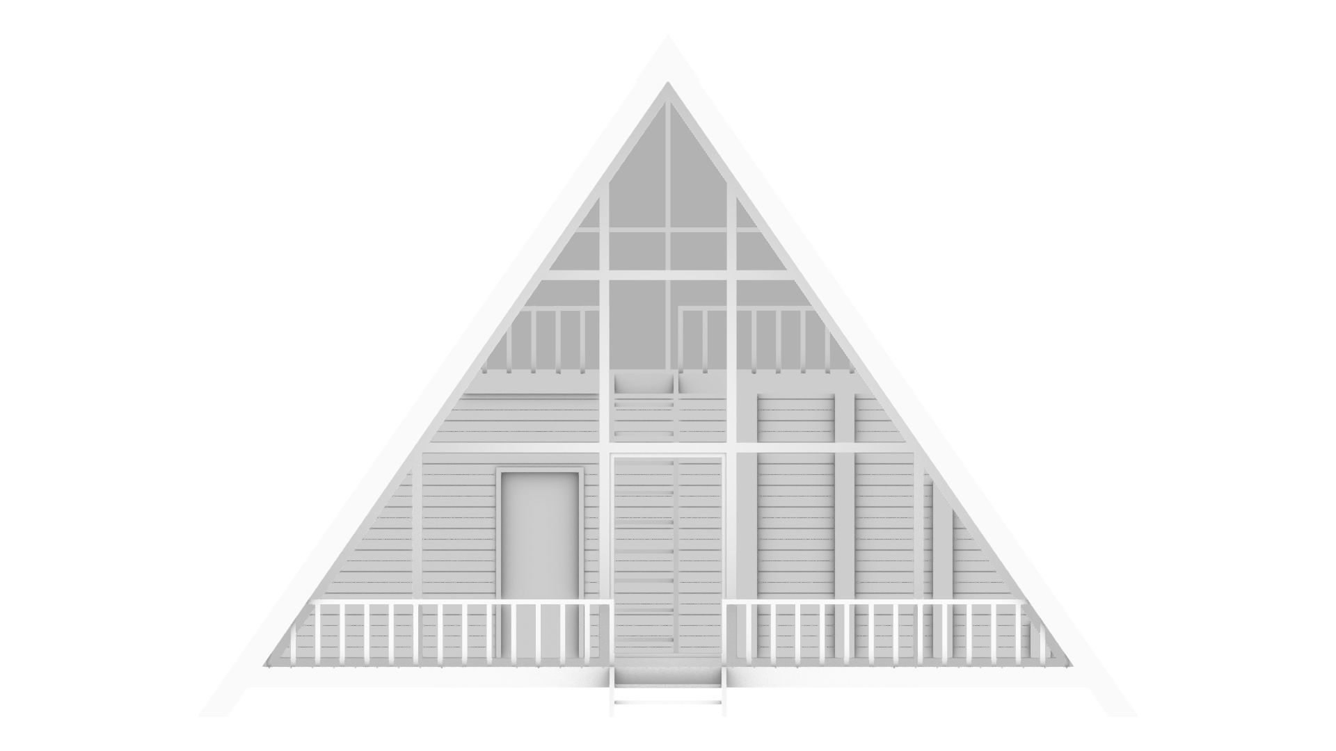 Bungalow  3d Architectural Model 3D model_15