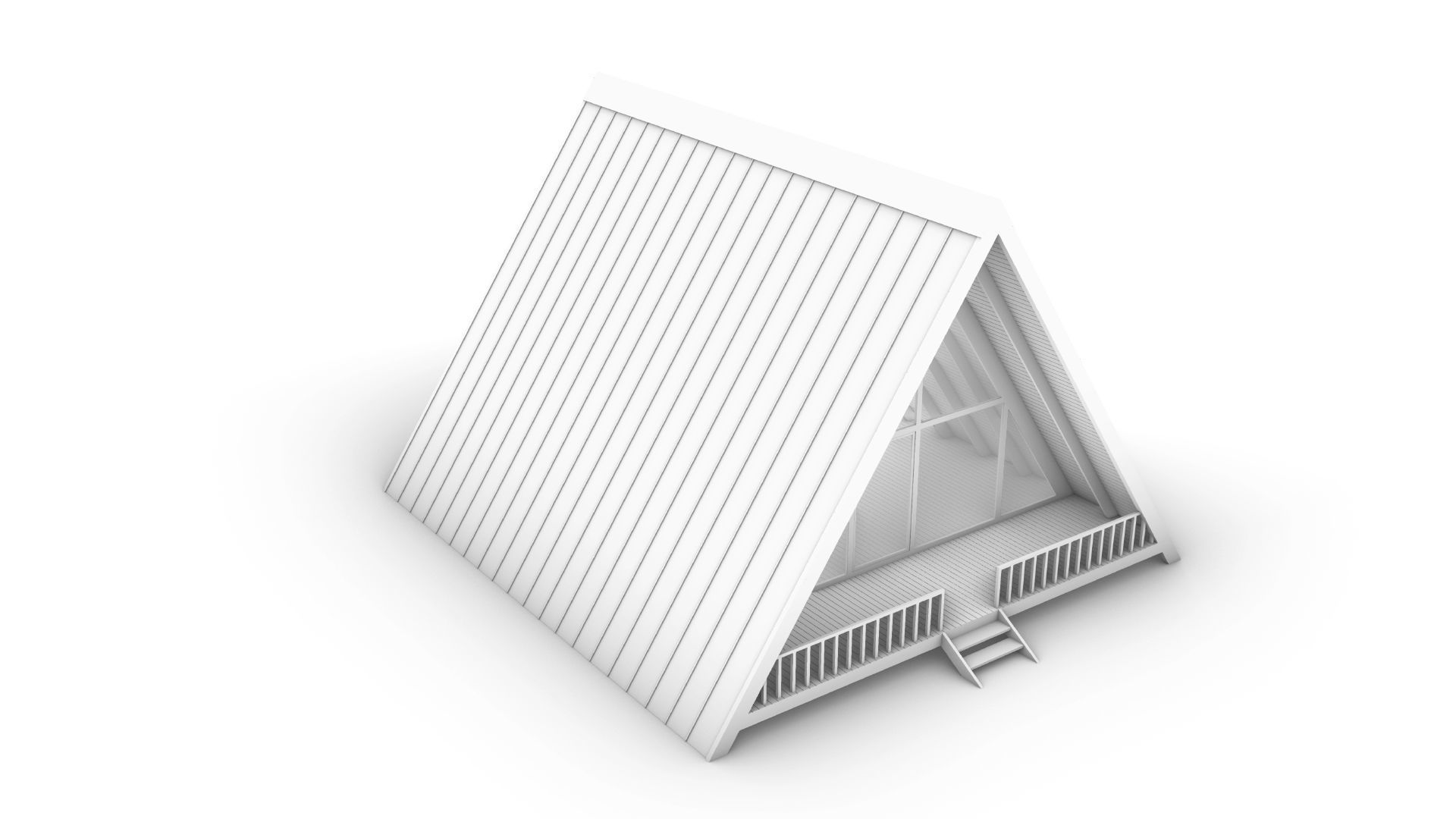 Bungalow  3d Architectural Model 3D model_5