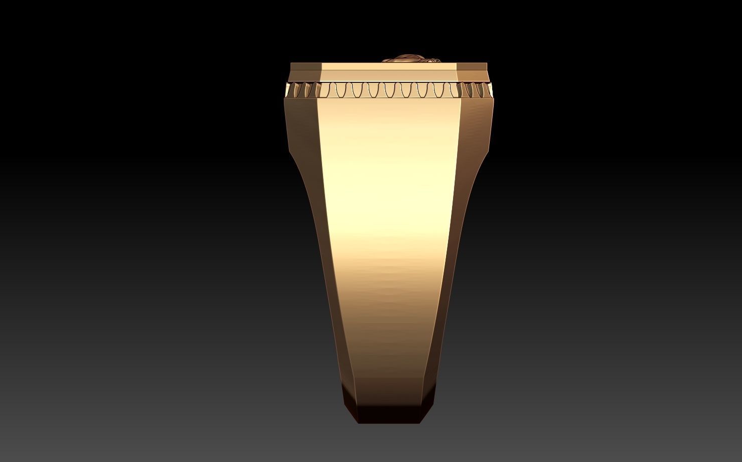 MAN HORSE RING 3D print model_2