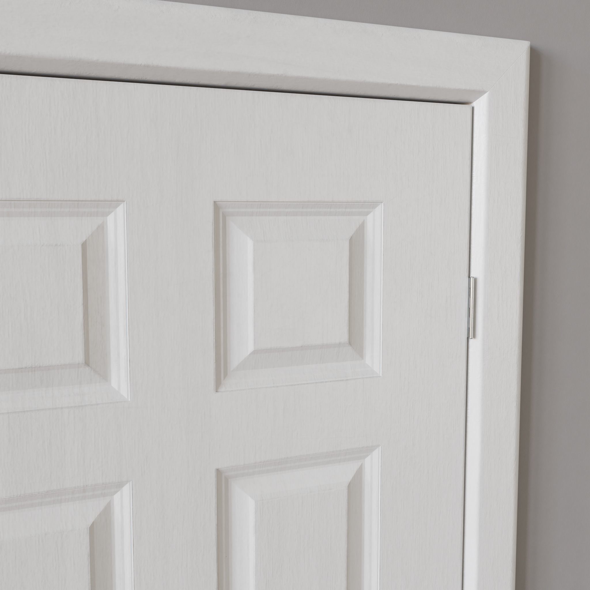 White Door 3D model_2
