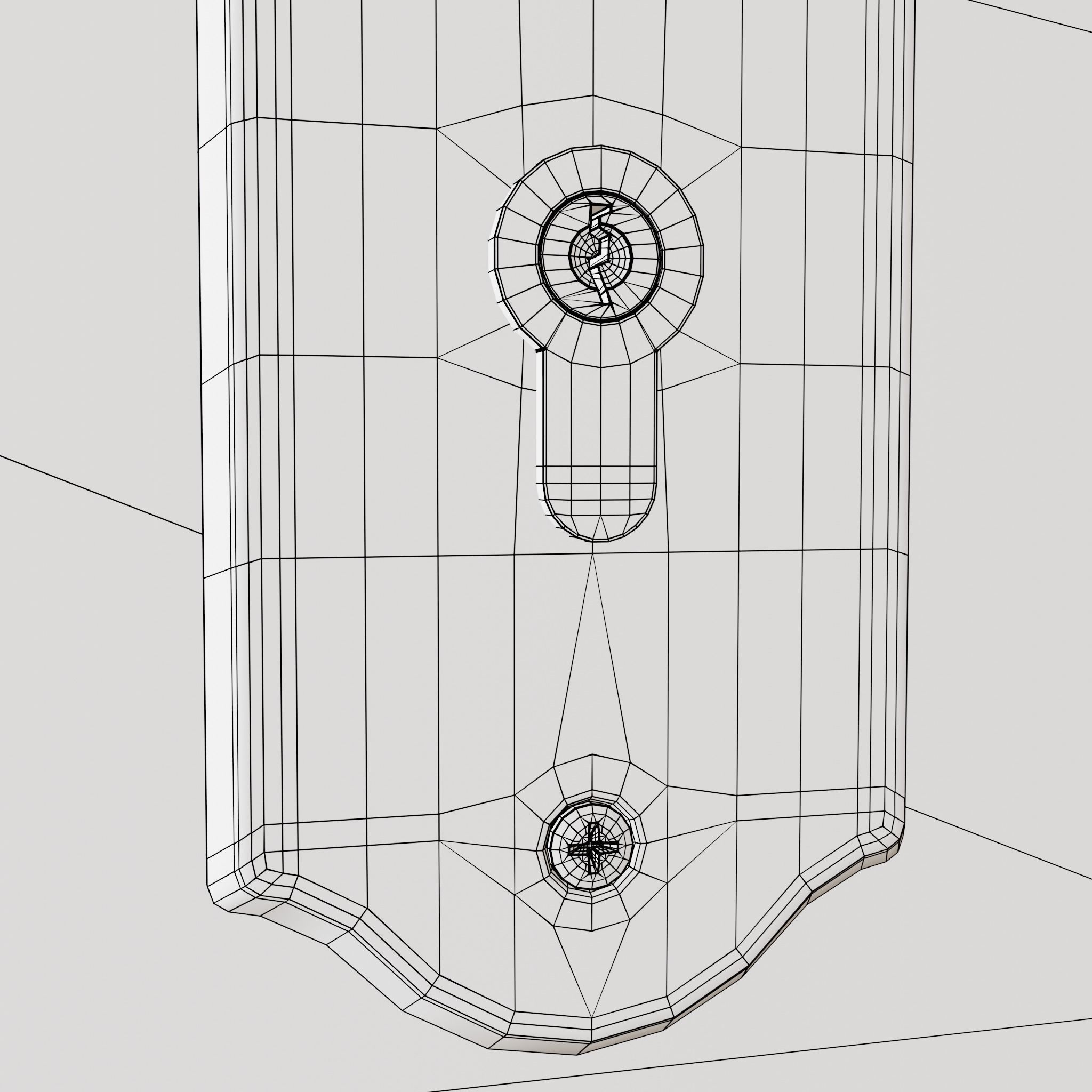 White Door 3D model_13