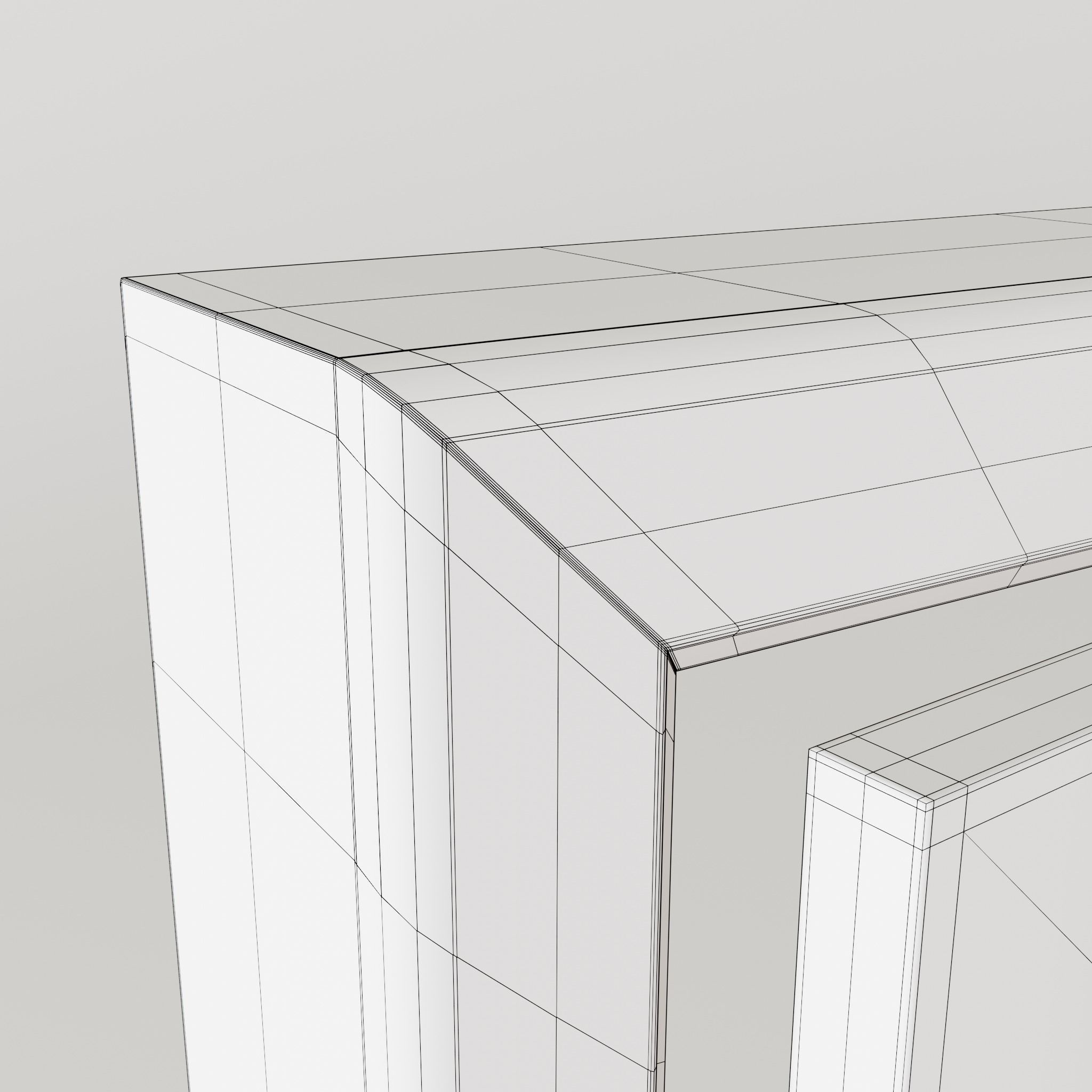 White Door 3D model_17