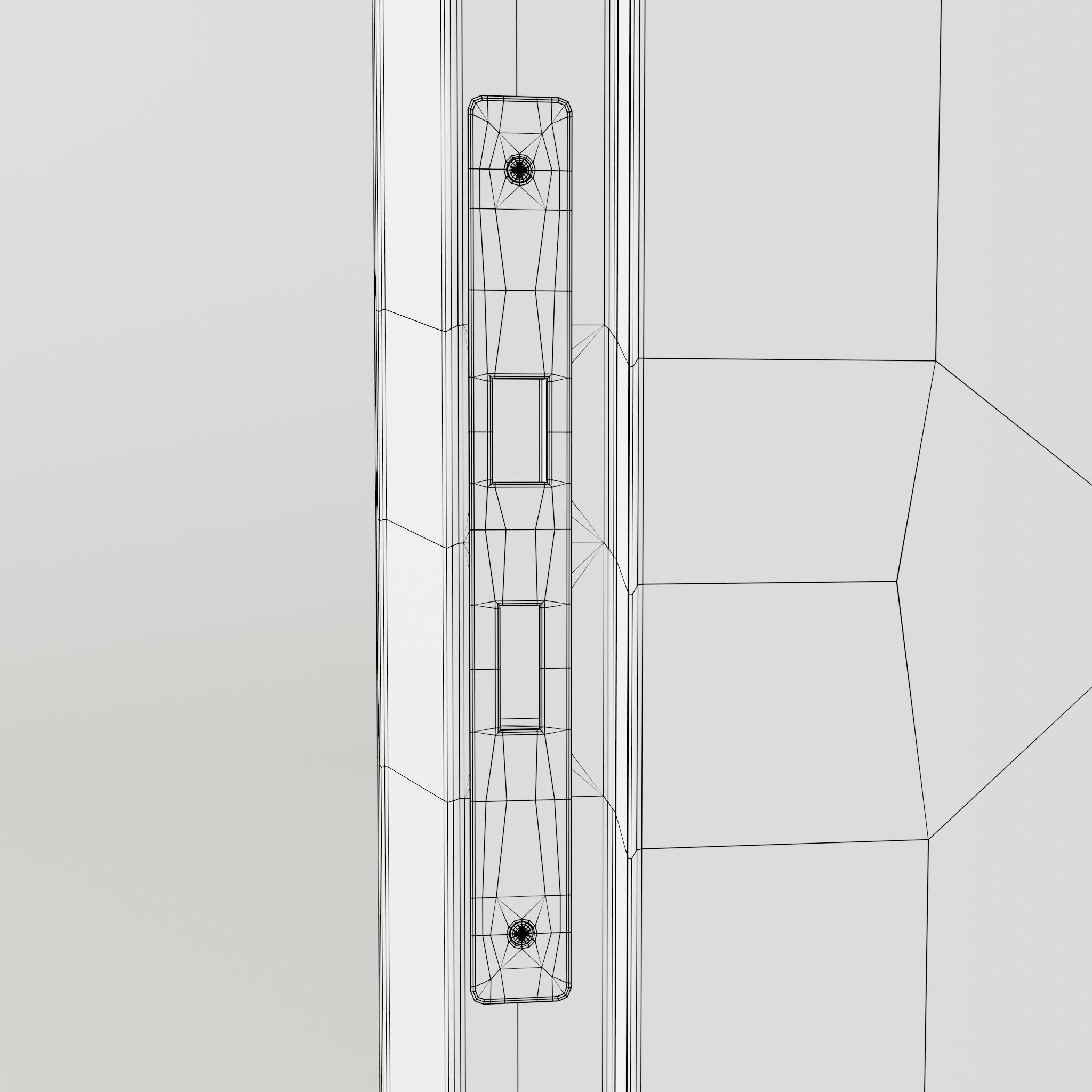 White Door 3D model_15