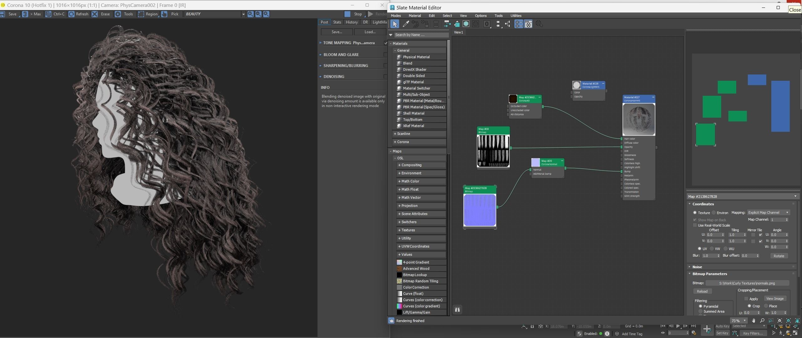 Realtime Haircard No38 Low-poly 3D model_3