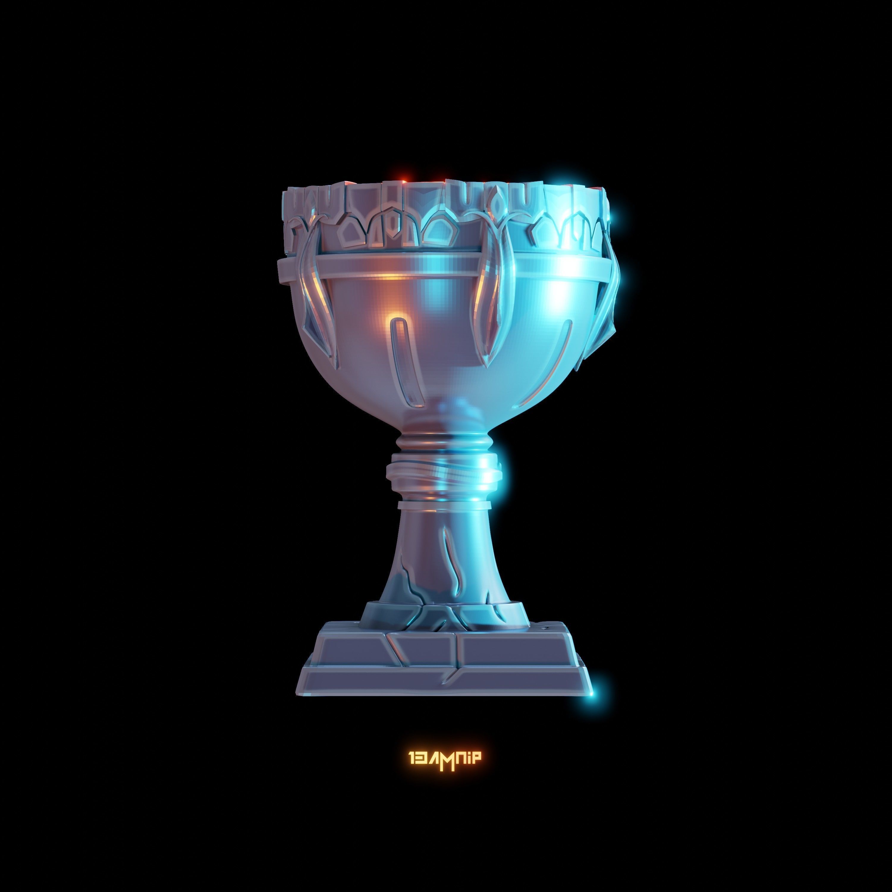 Dwarven Goblet 3D print model_21