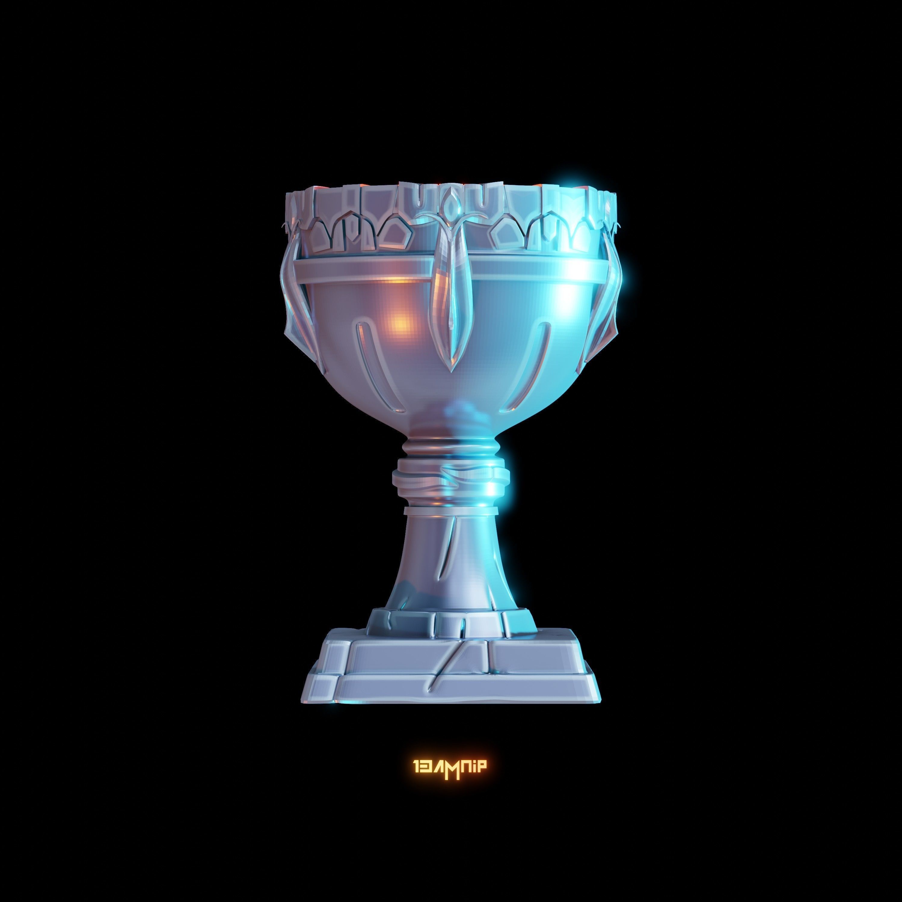 Dwarven Goblet 3D print model_14