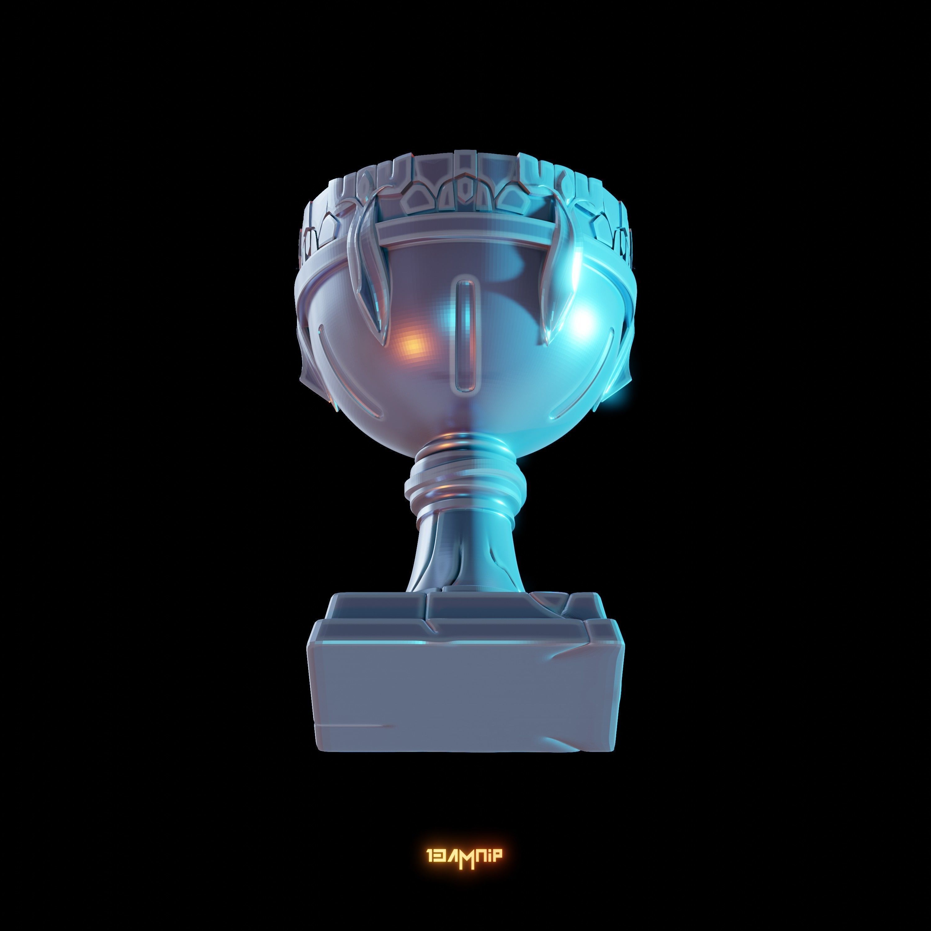 Dwarven Goblet 3D print model_5