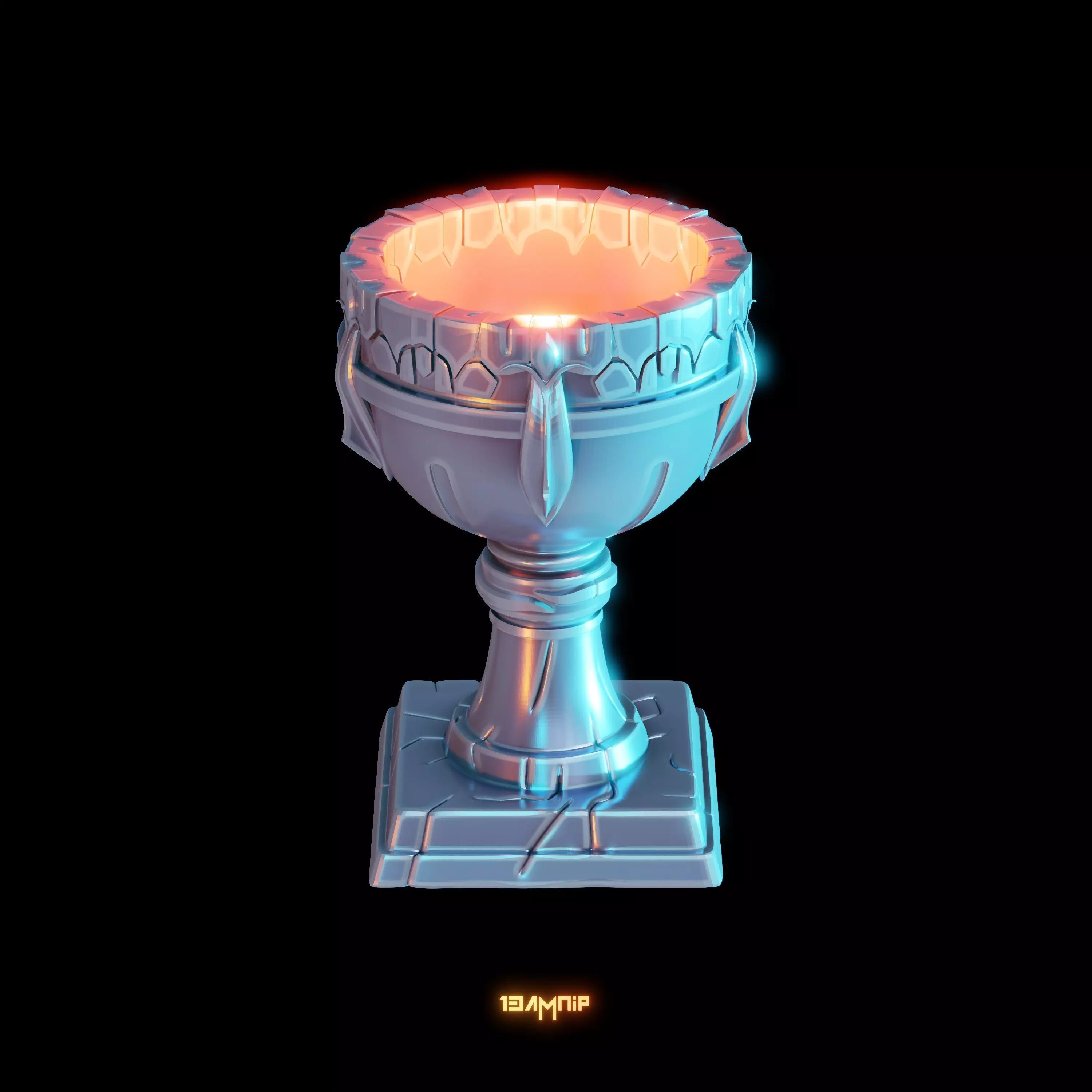 Dwarven Goblet 3D print model_0