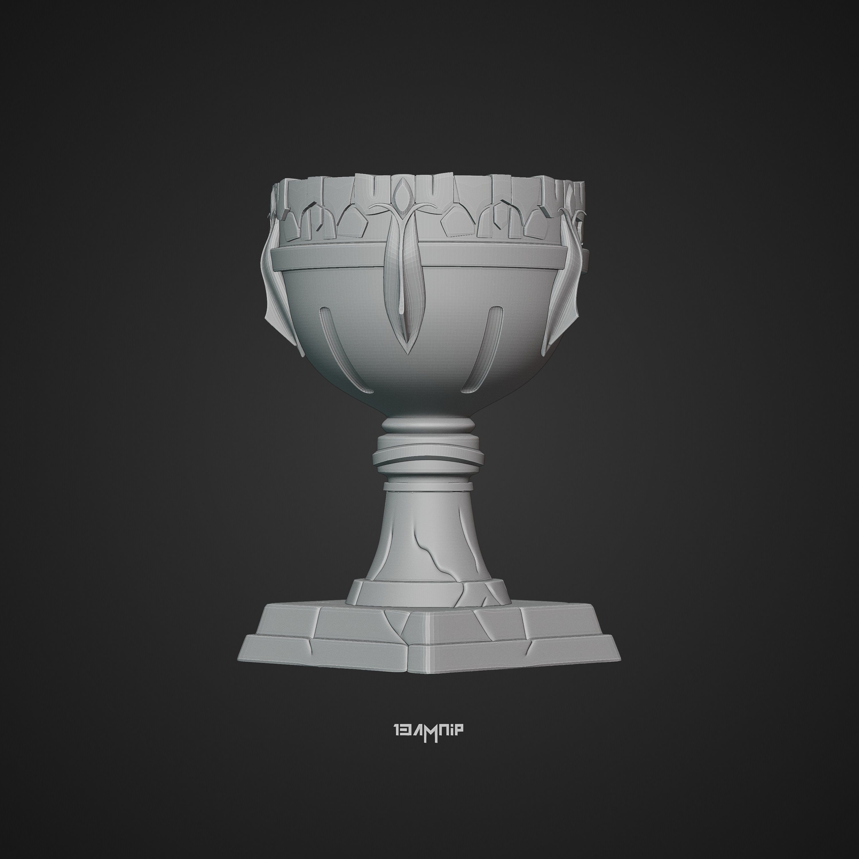 Dwarven Goblet 3D print model_39