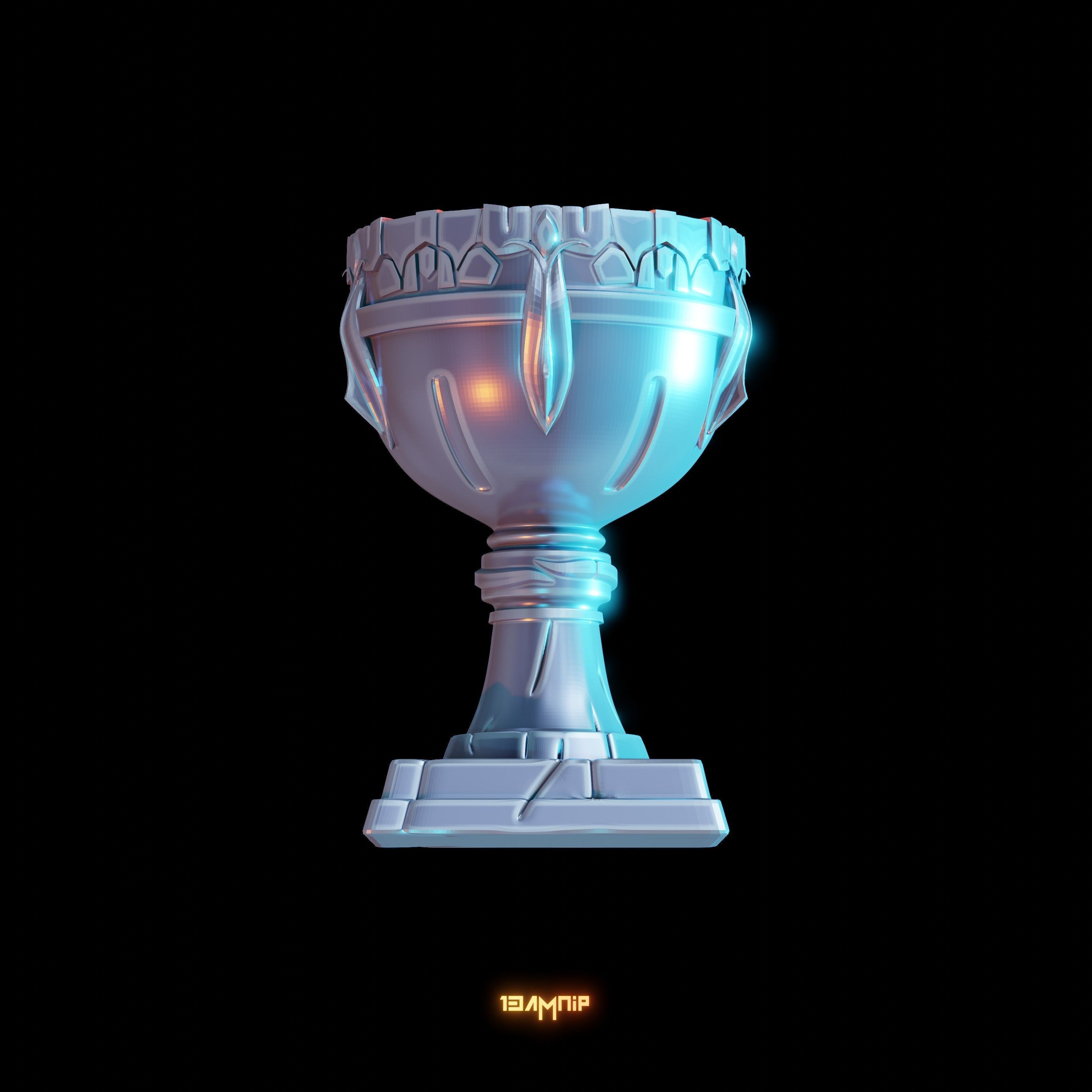 Dwarven Goblet 3D print model_10
