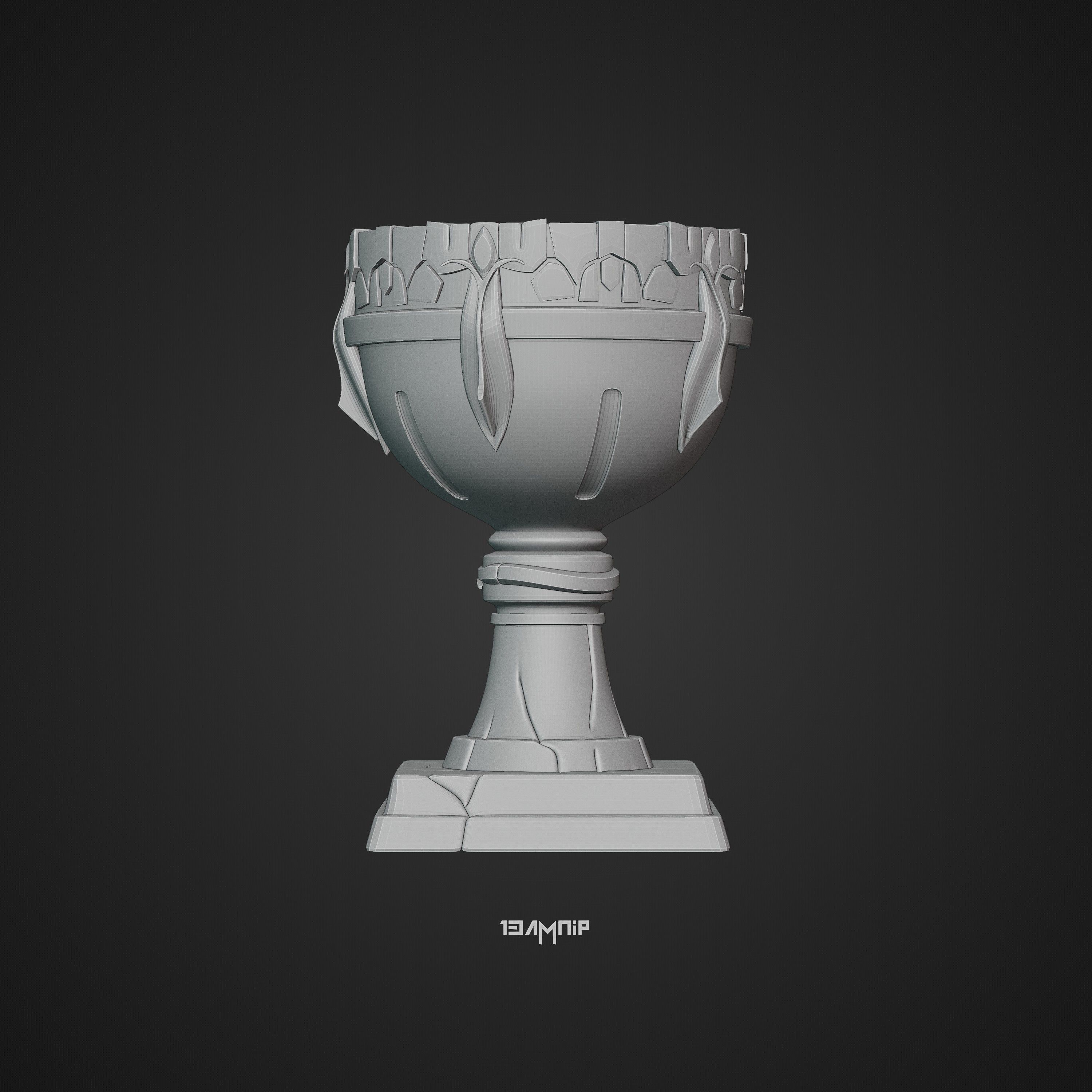 Dwarven Goblet 3D print model_36
