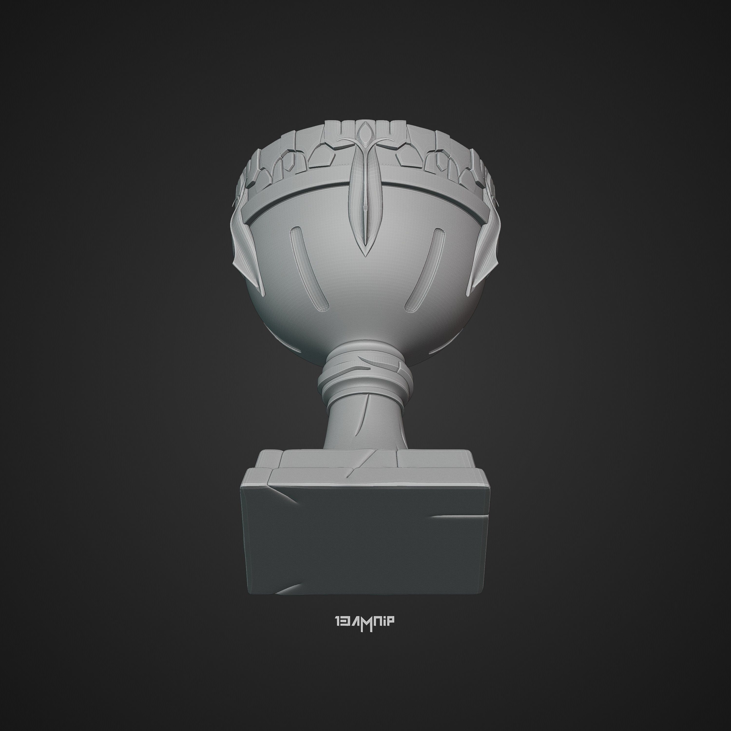 Dwarven Goblet 3D print model_30