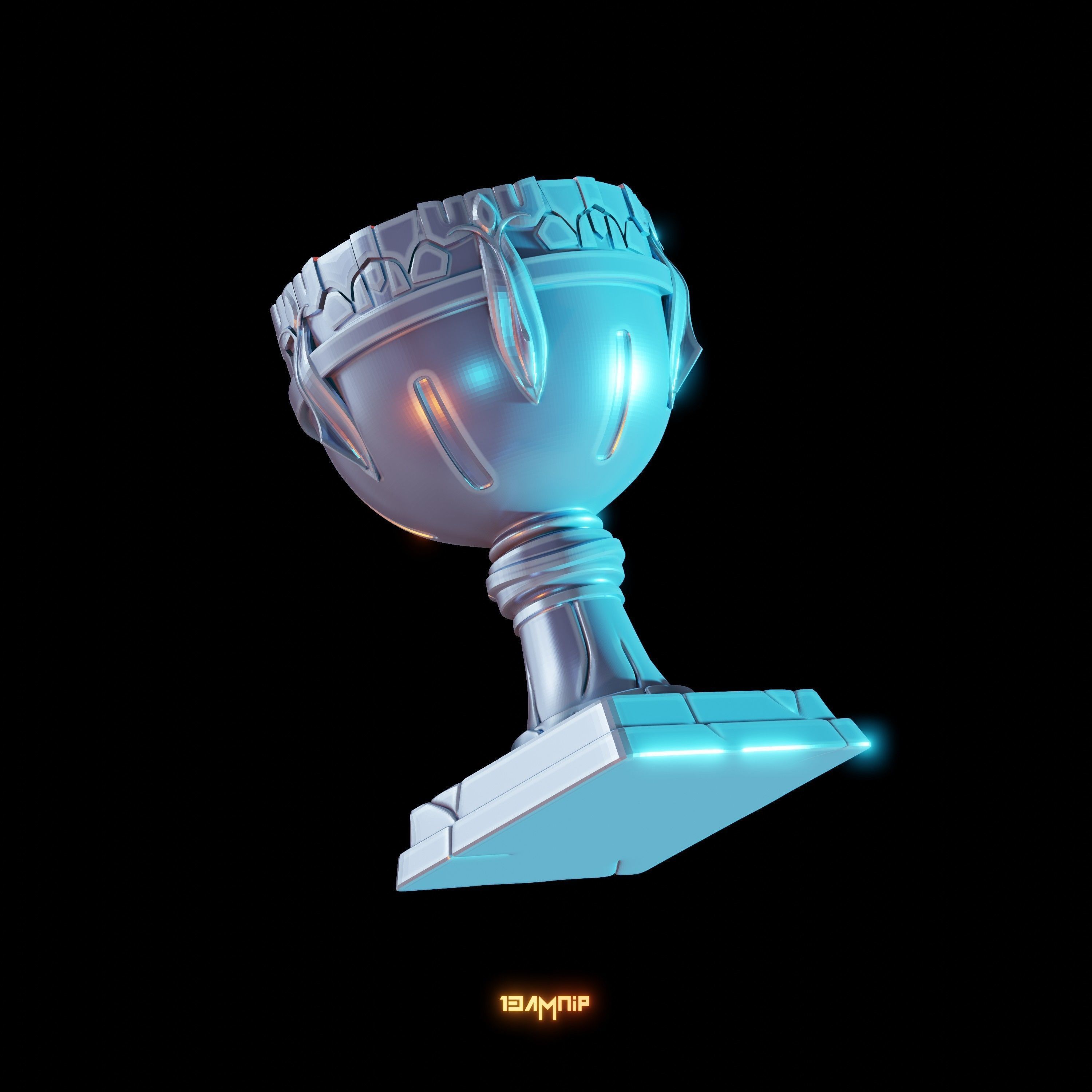 Dwarven Goblet 3D print model_4