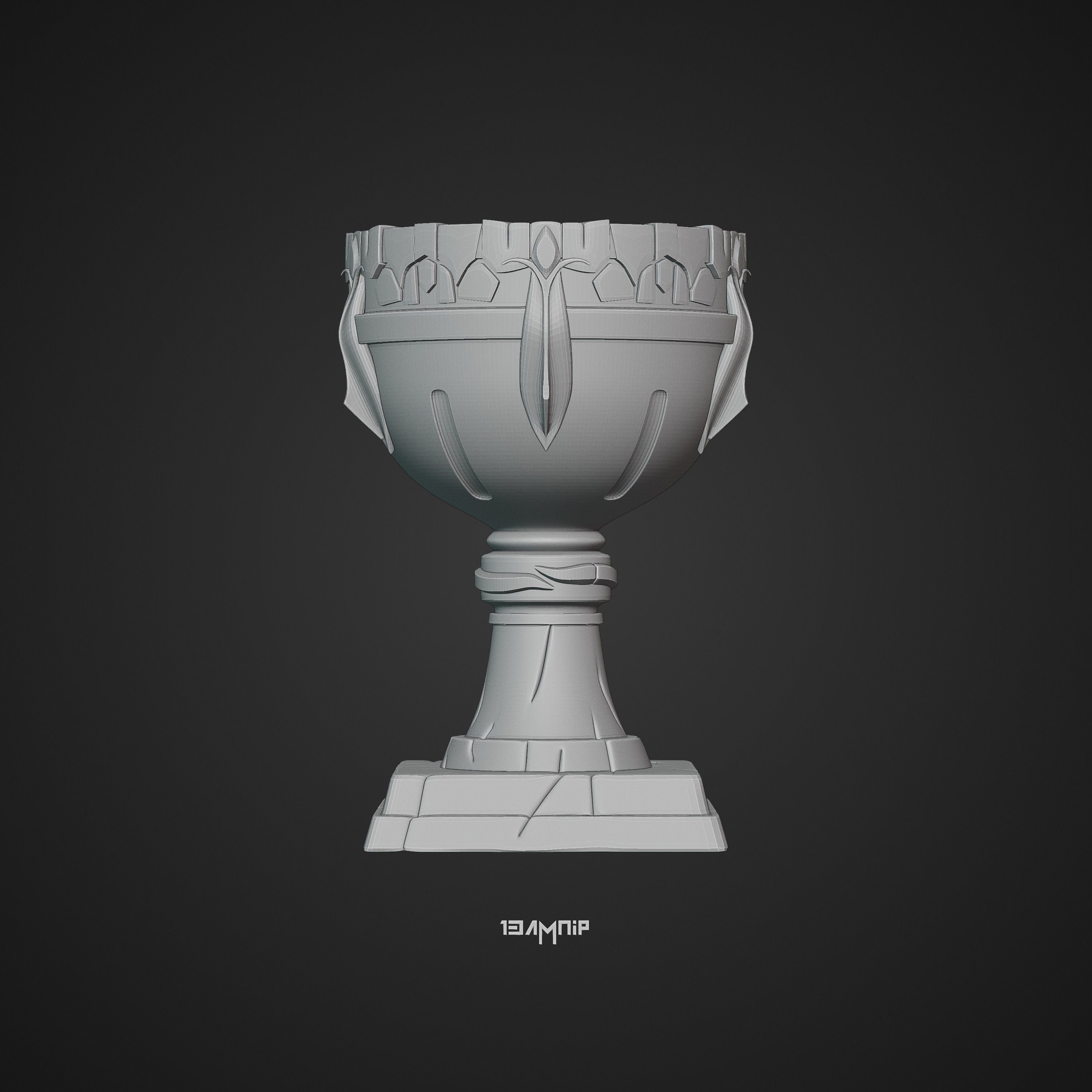 Dwarven Goblet 3D print model_28