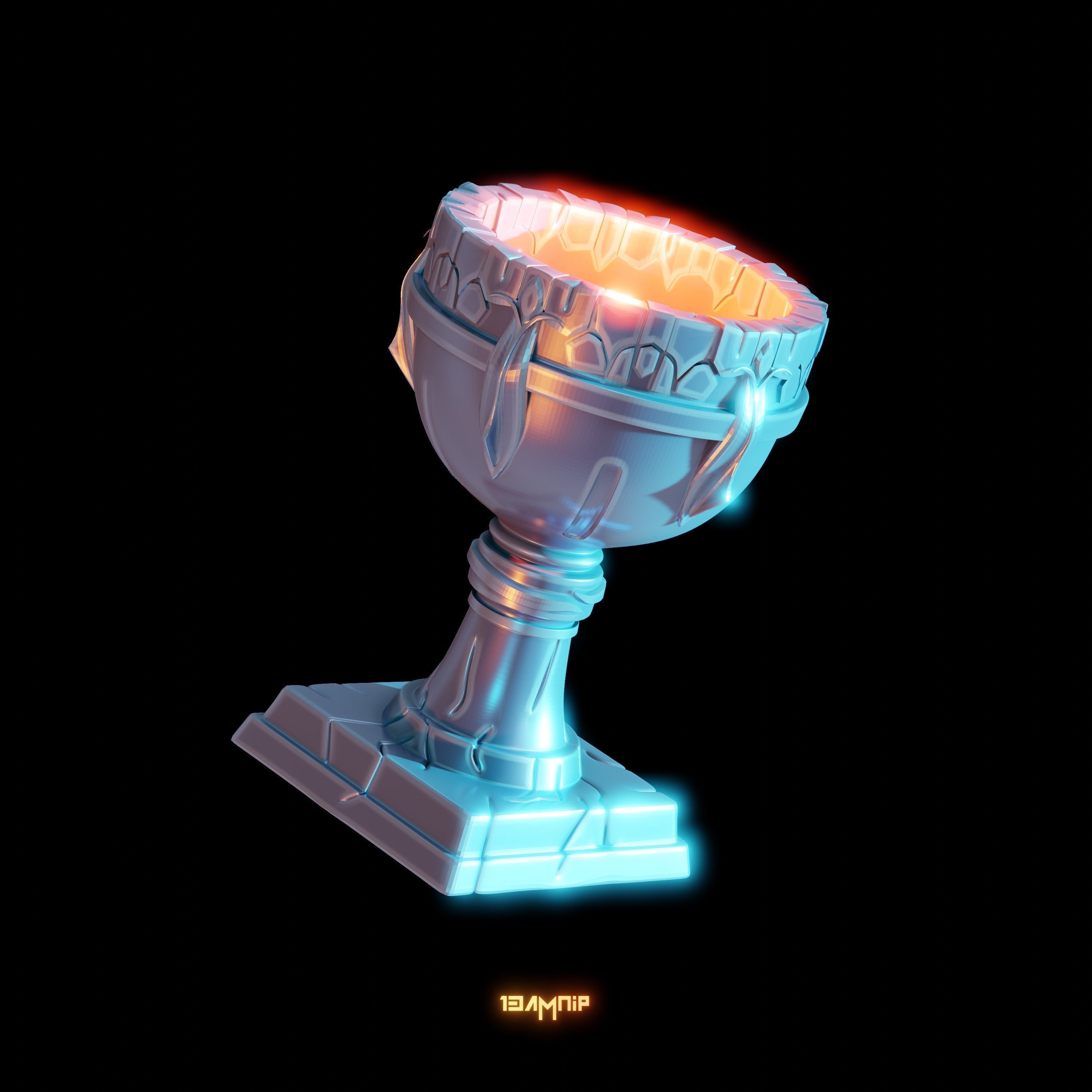 Dwarven Goblet 3D print model_8