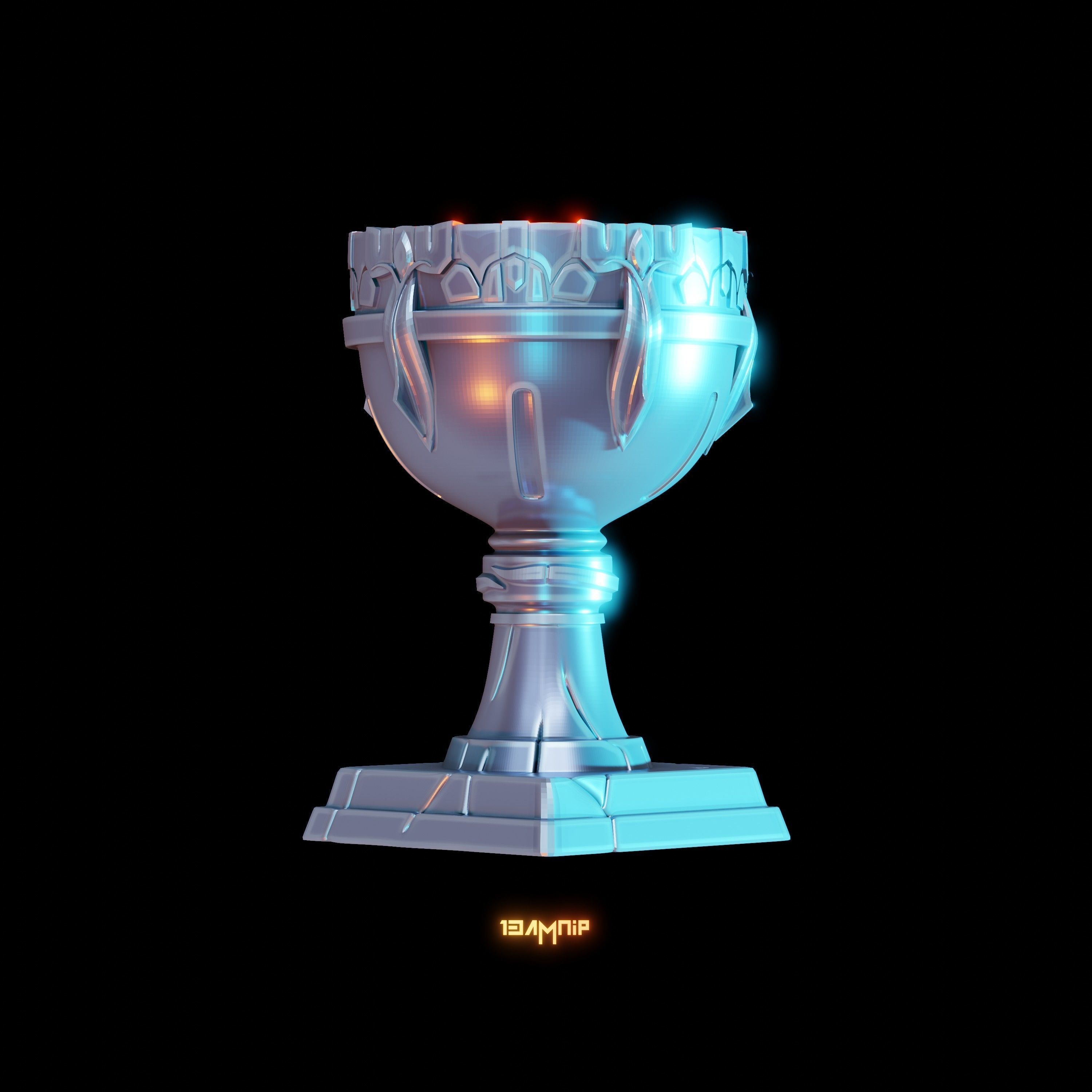 Dwarven Goblet 3D print model_16