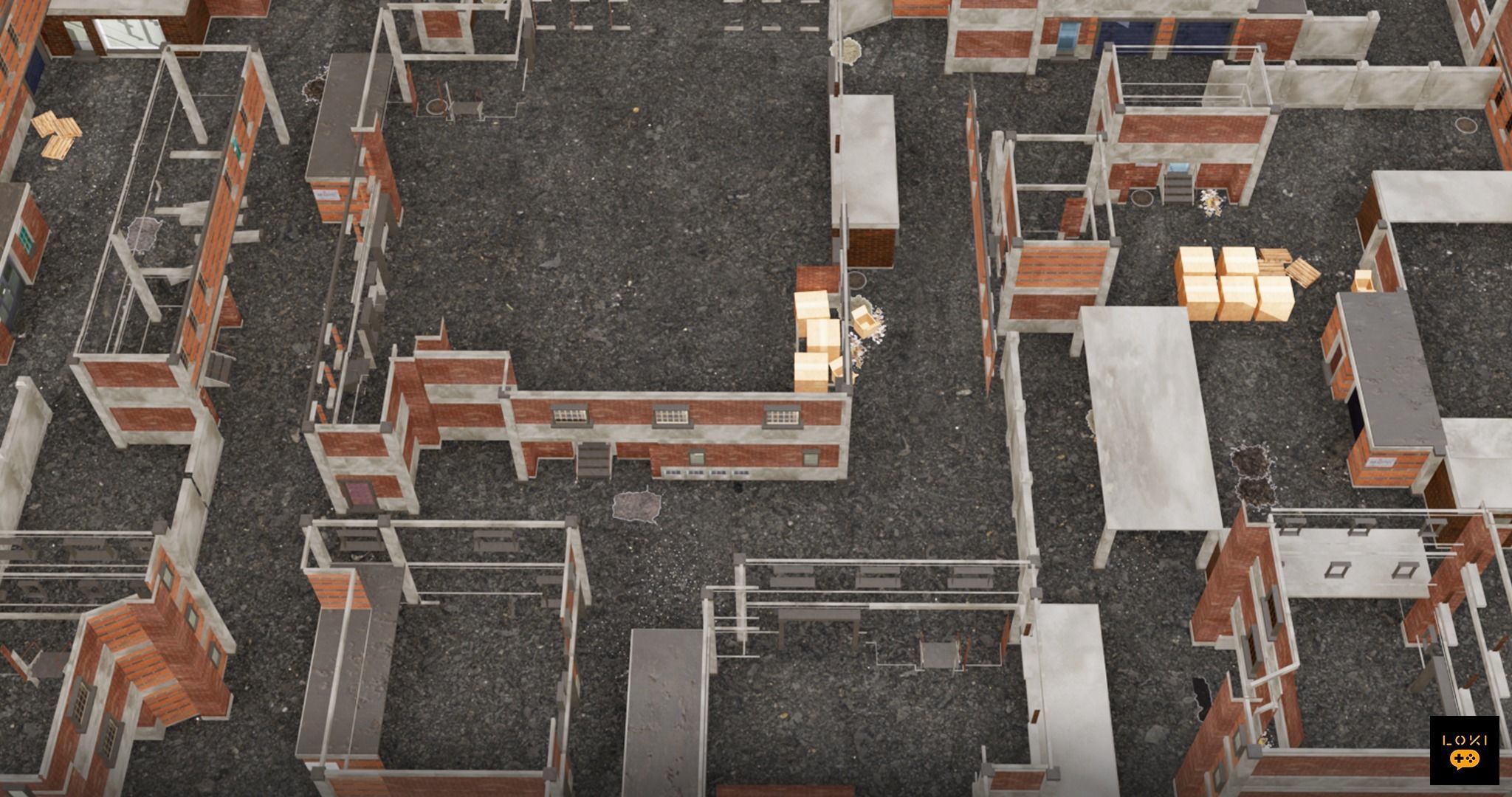 Abandoned Alley Environment - FPS Unity3D Game Ready Map Low-poly 3D model_4