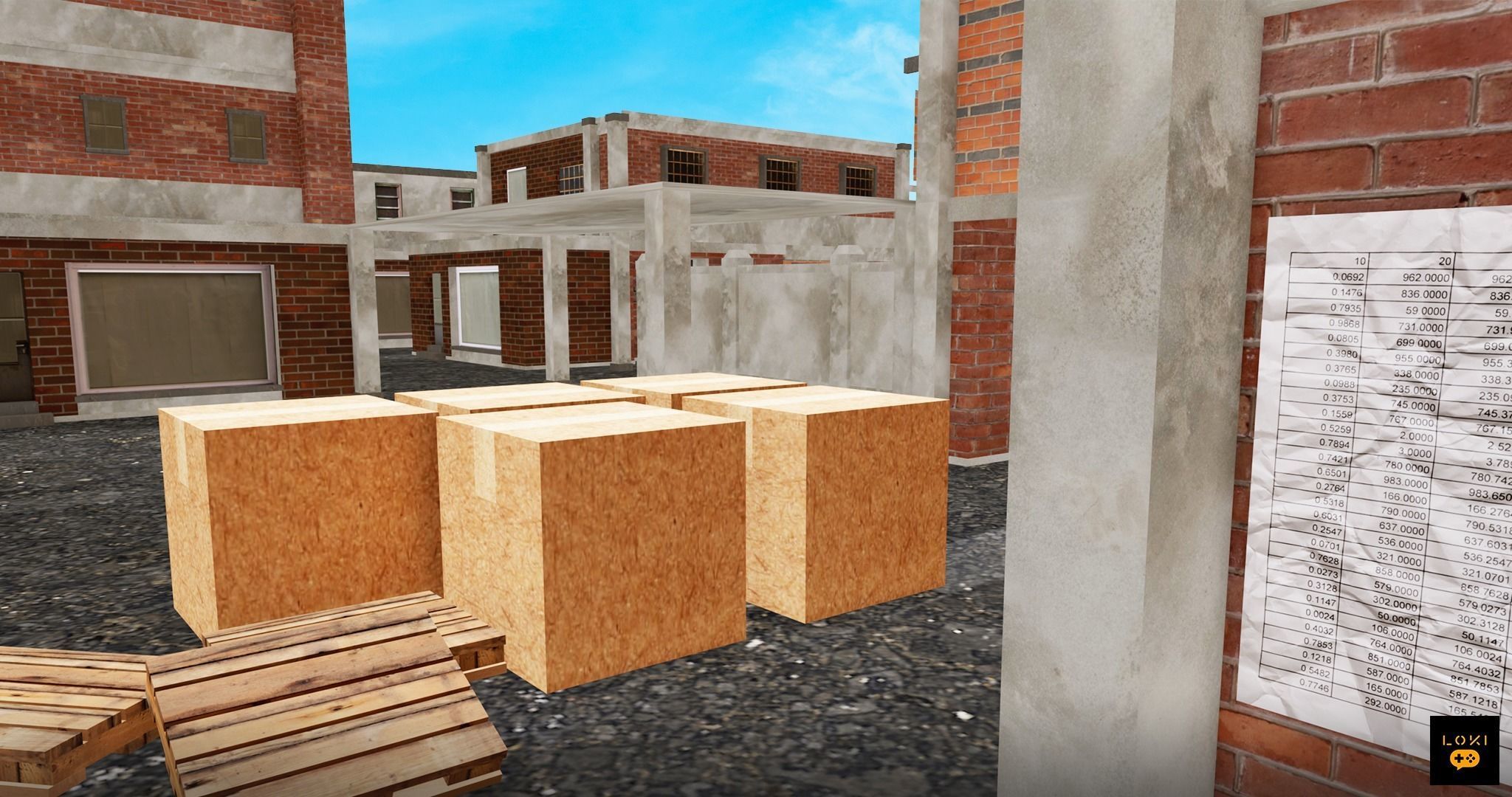 Abandoned Alley Environment - FPS Unity3D Game Ready Map Low-poly 3D model_2