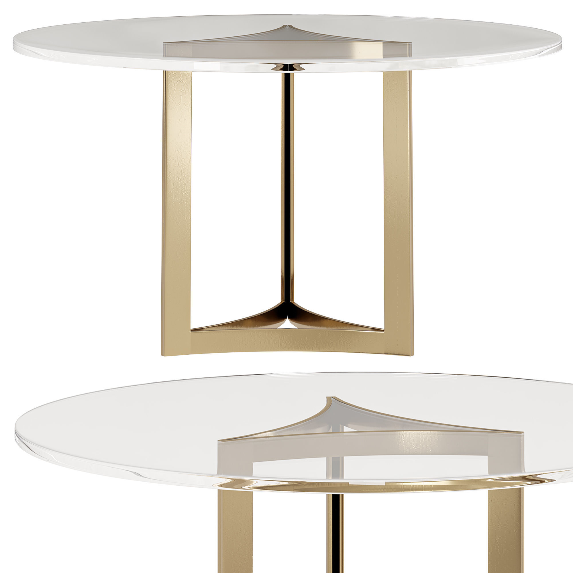 Dining Table MANHATTEN 2 by Cazarina 3D model_1