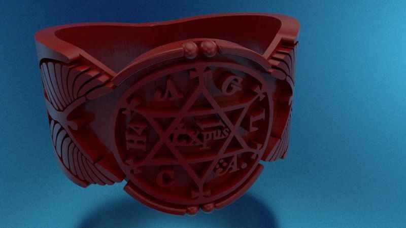 ANILLO REY SALOMON 3D print model_3