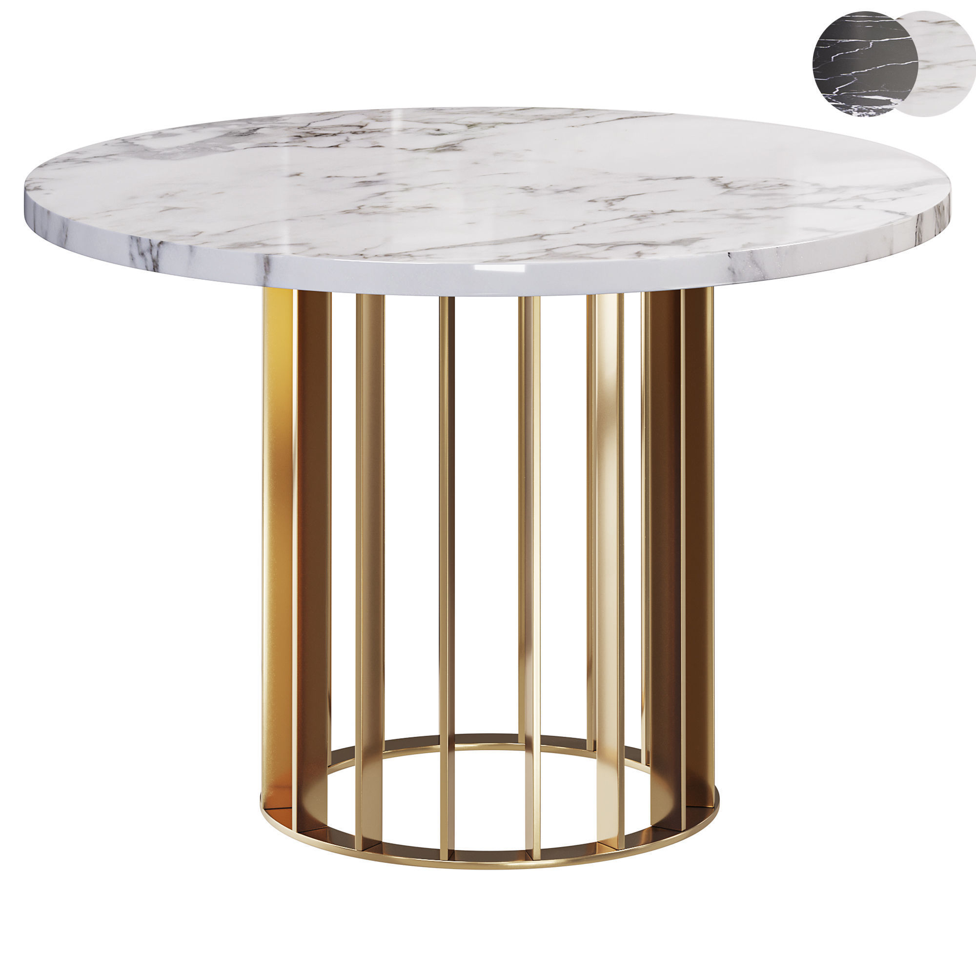 Dining Table MANHATTAN by cazarina 3D model_1