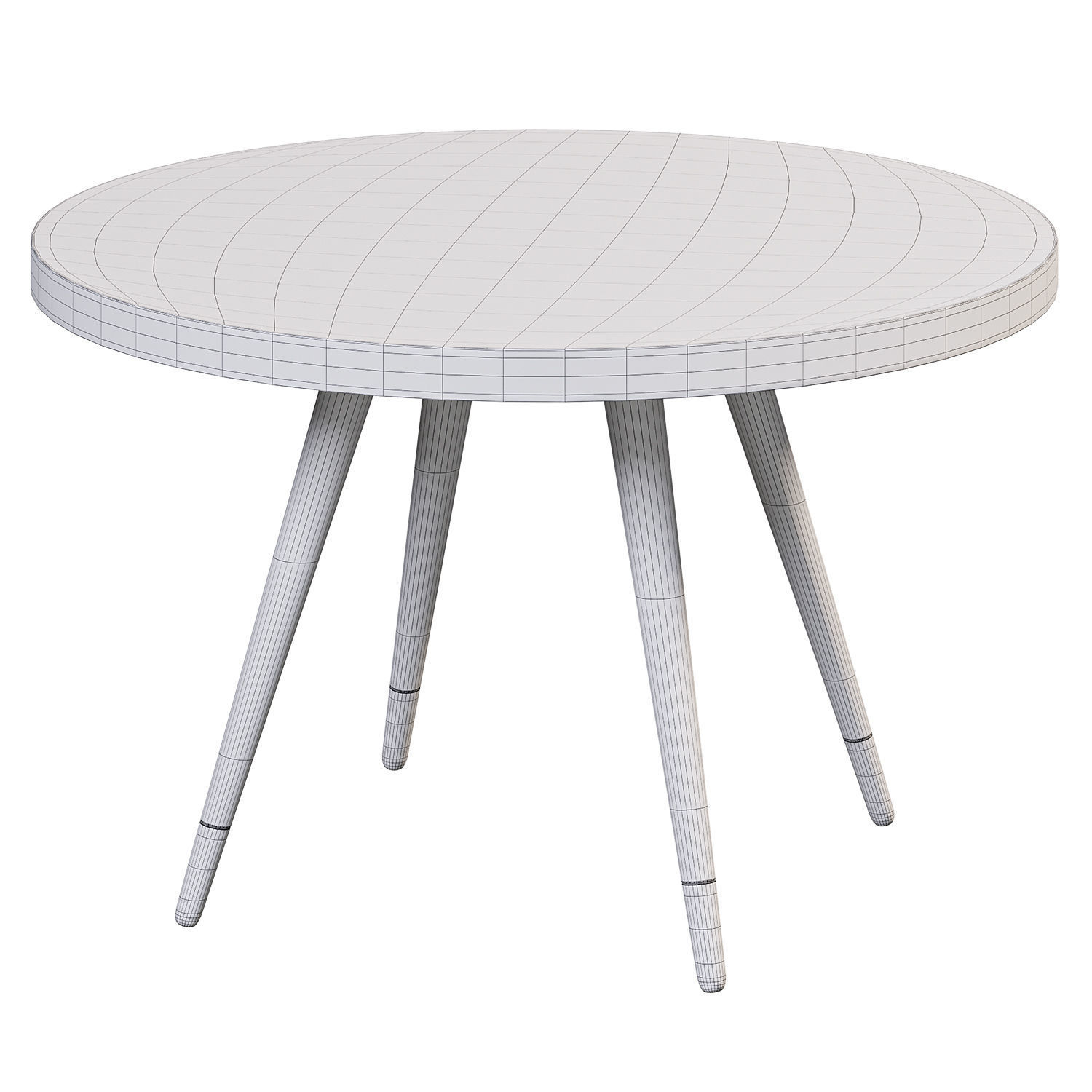 Dining Table WEST by cazarina 3D model_2