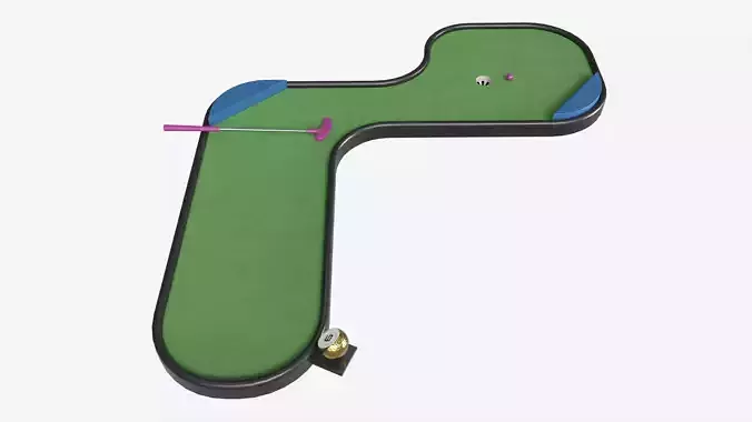 Miniature Golf Course 09 3D model