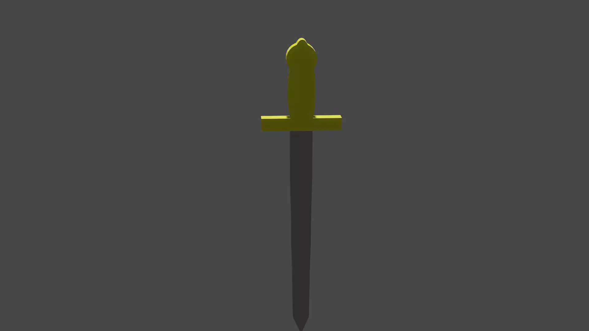 Low poly sword Free low-poly 3D model