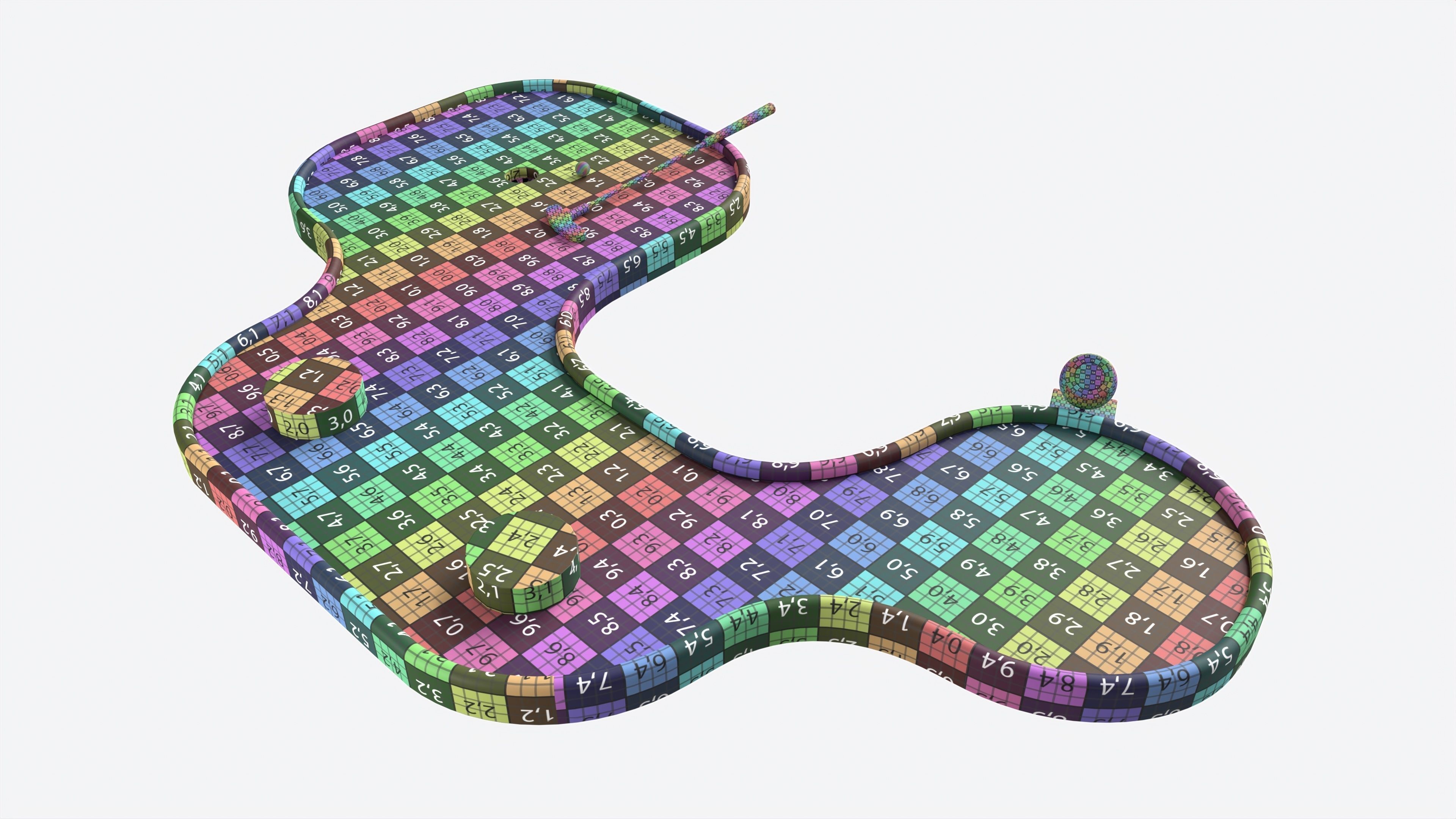 Miniature Golf Course 10 3D model_10