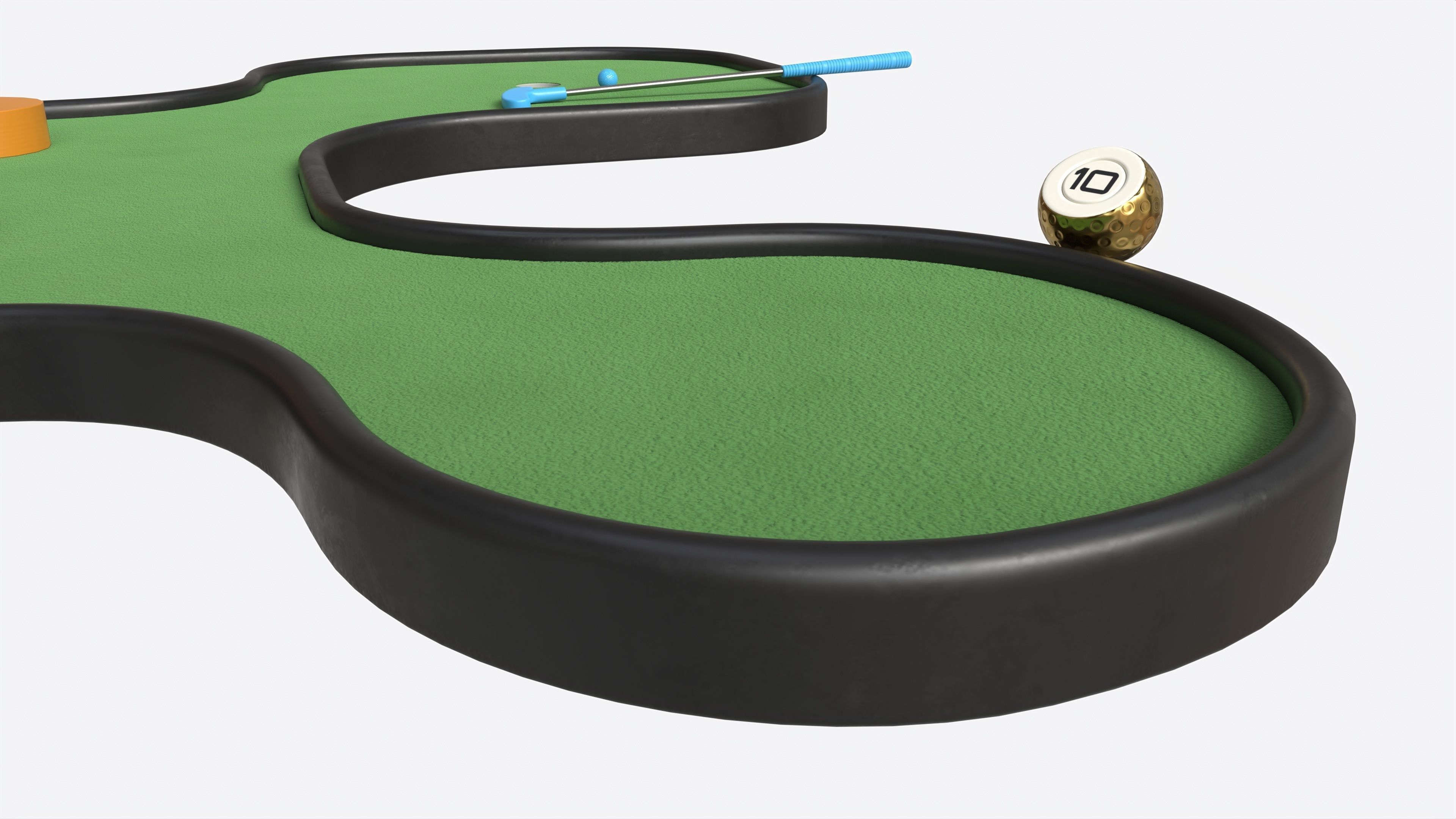 Miniature Golf Course 10 3D model_4