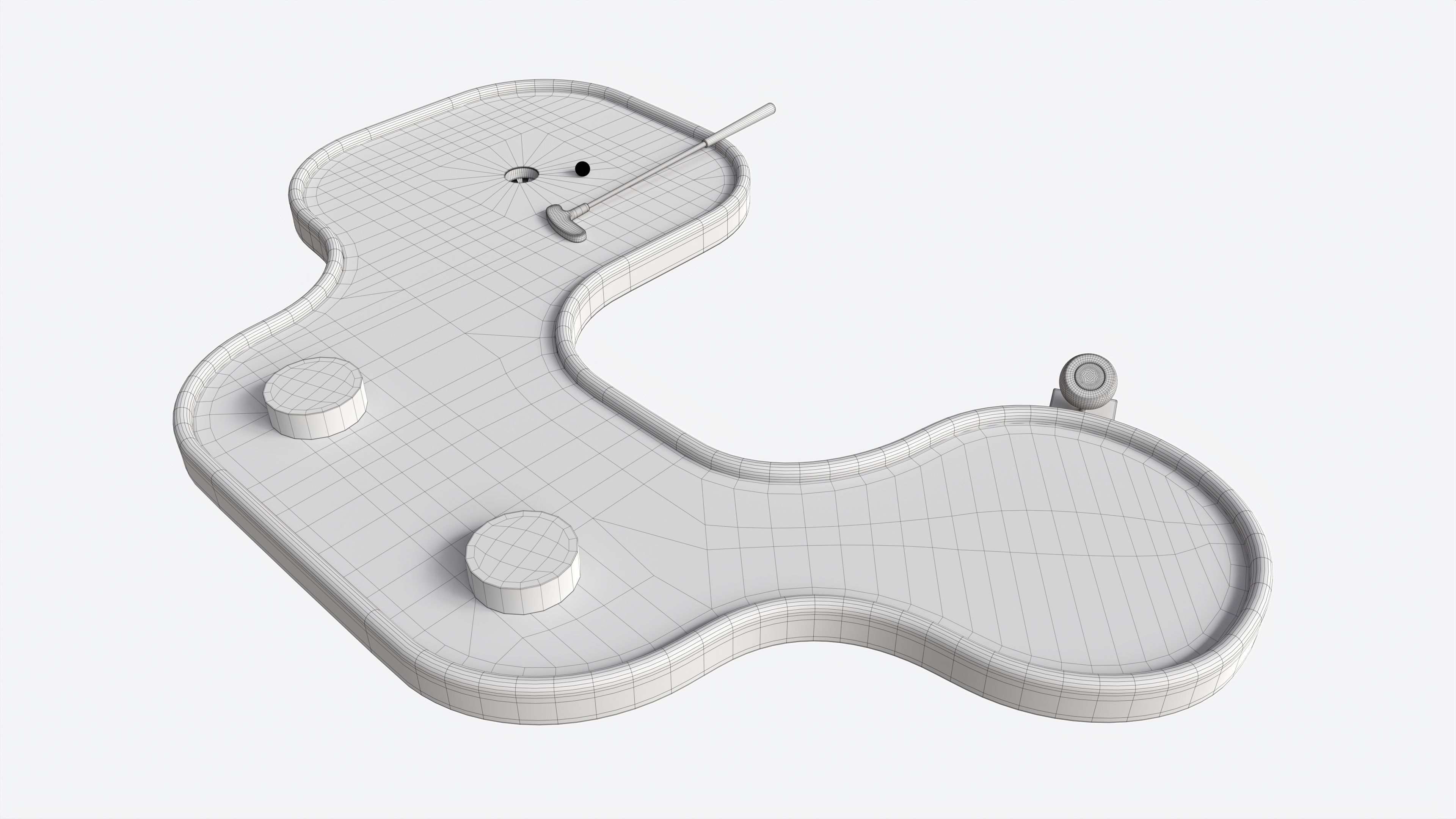 Miniature Golf Course 10 3D model_8