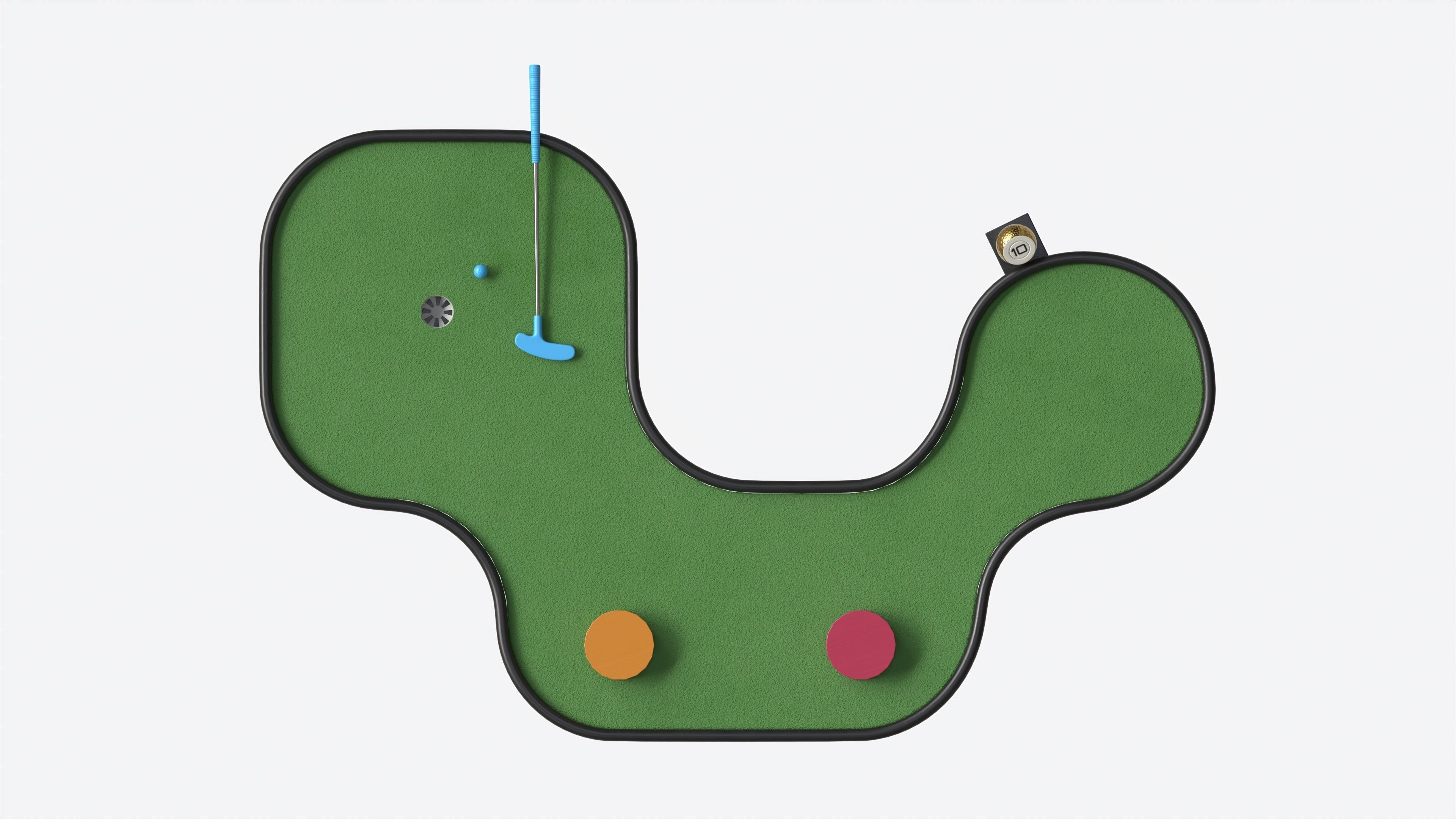 Miniature Golf Course 10 3D model_6