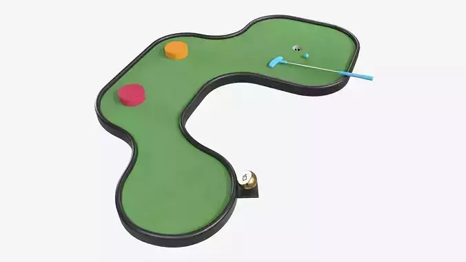 Miniature Golf Course 10 3D model