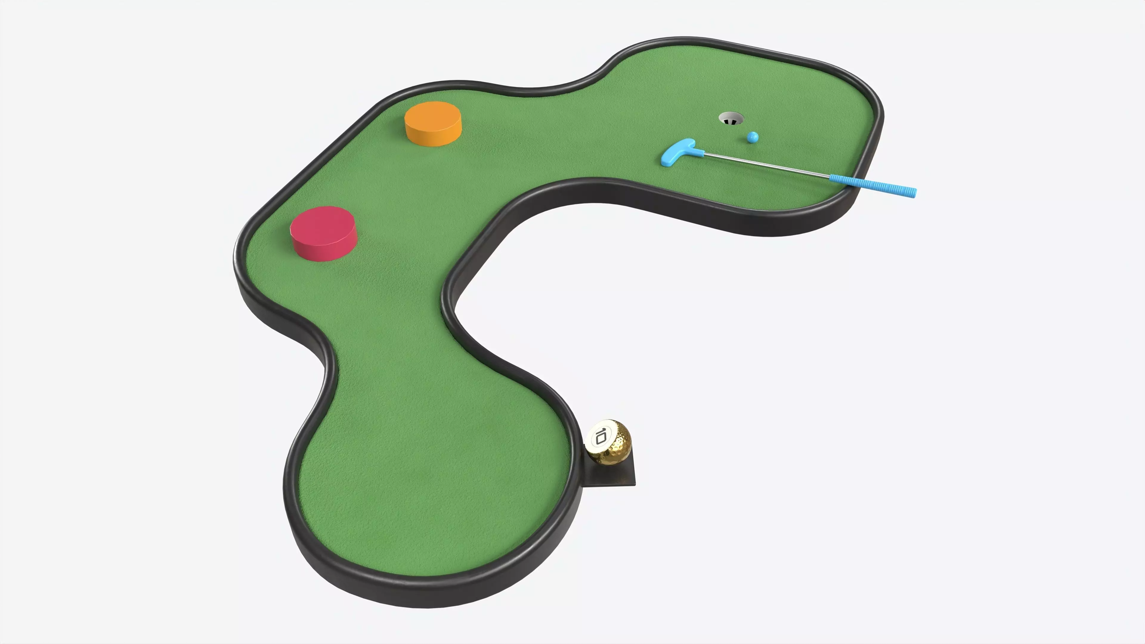Miniature Golf Course 10 3D model_0