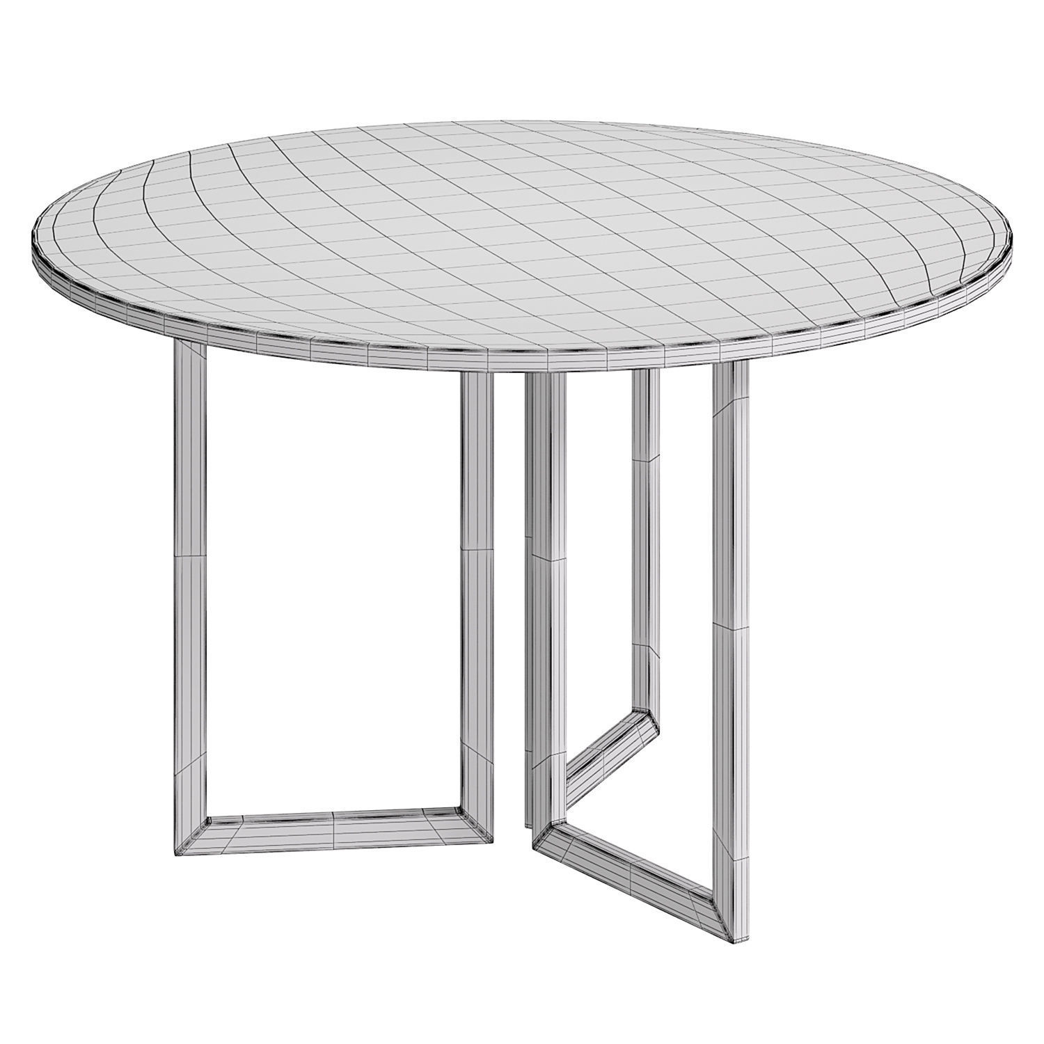 Dining Table OKLAHOMA by cazarina 3D model_2