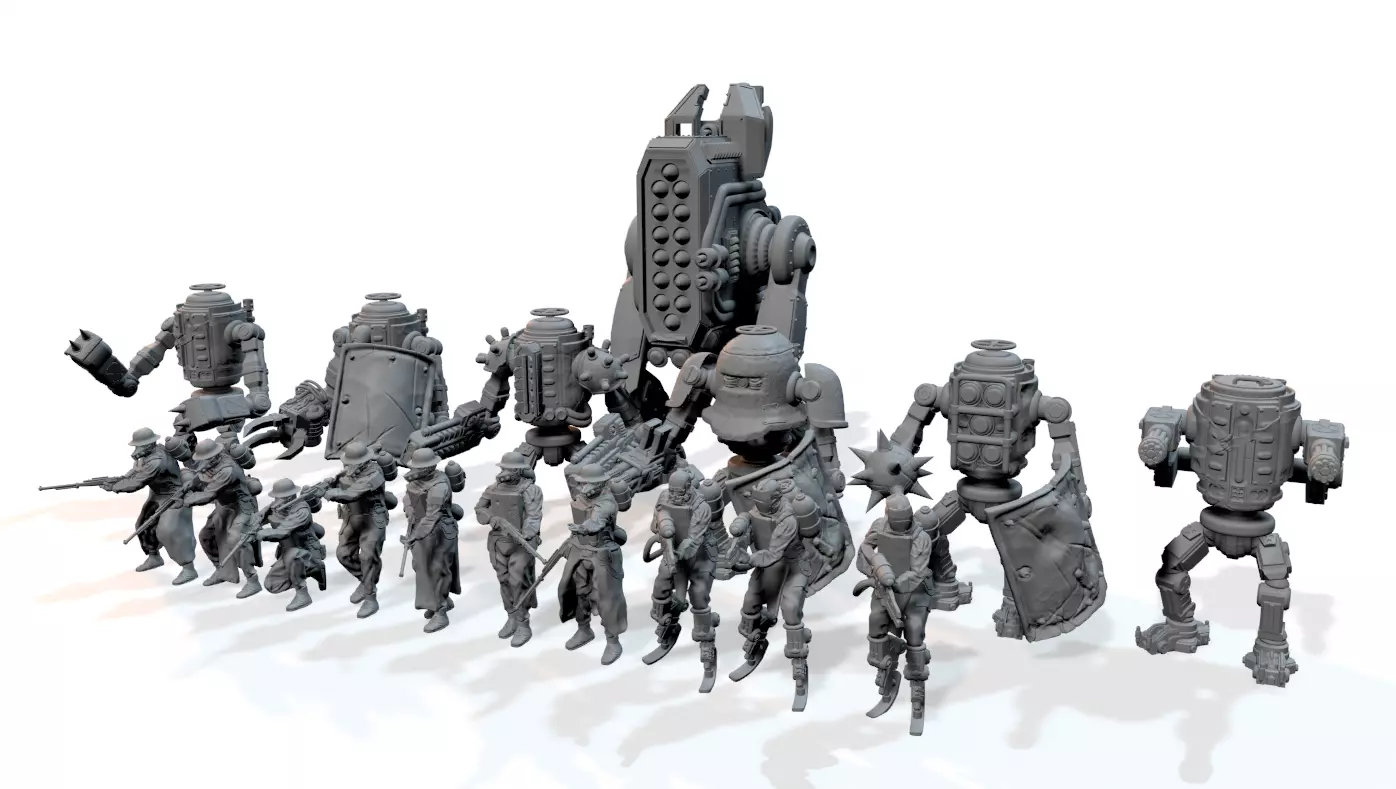 EISENMANN MECH INFANTRY COLLECTION 2 - BY CIZJUT 3D print model_0