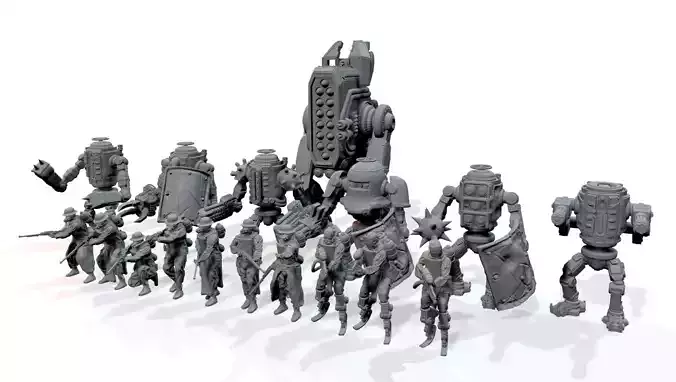 EISENMANN MECH INFANTRY COLLECTION 2 - BY CIZJUT 3D print model