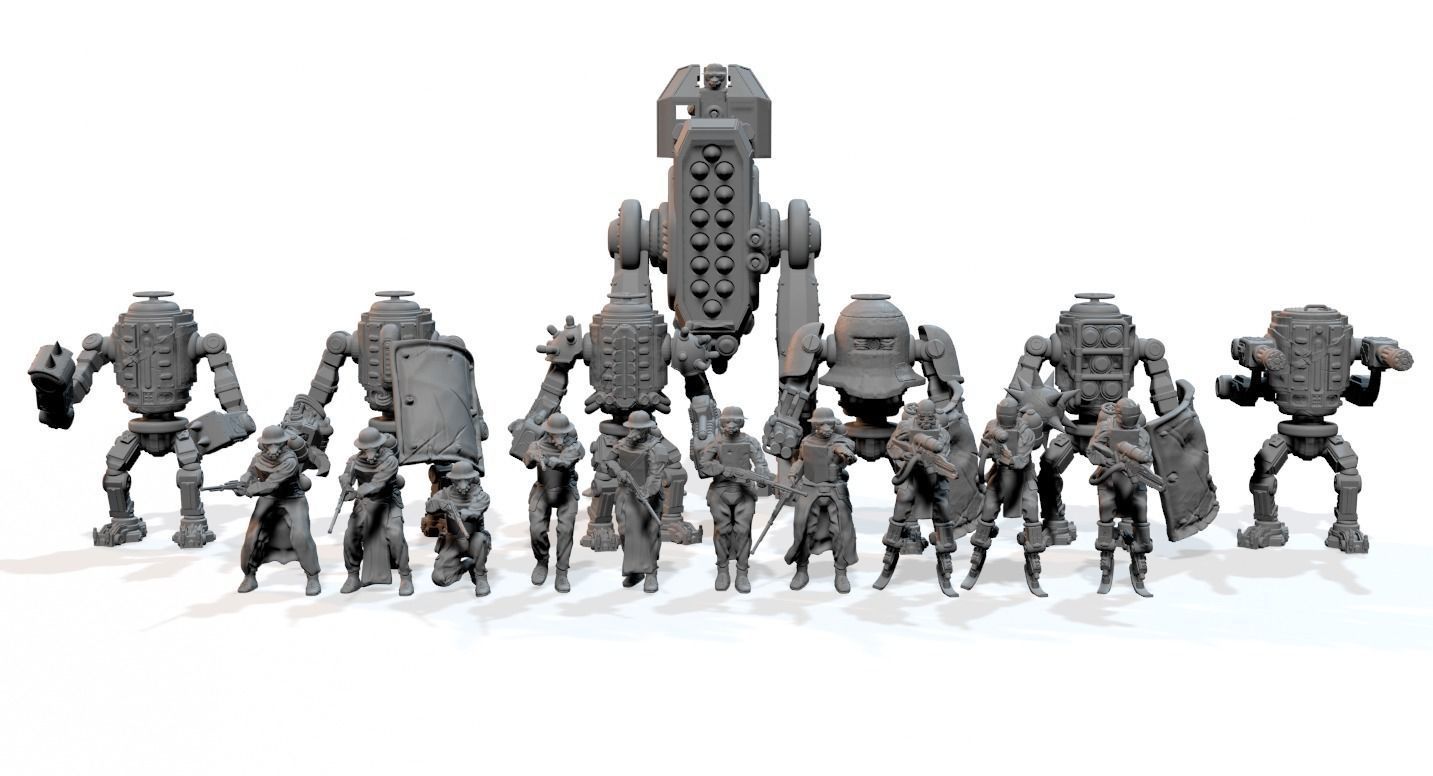 EISENMANN MECH INFANTRY COLLECTION 2 - BY CIZJUT 3D print model_29