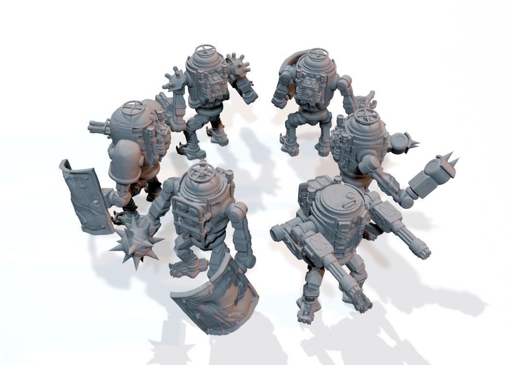 EISENMANN MECH INFANTRY COLLECTION 2 - BY CIZJUT 3D print model_21