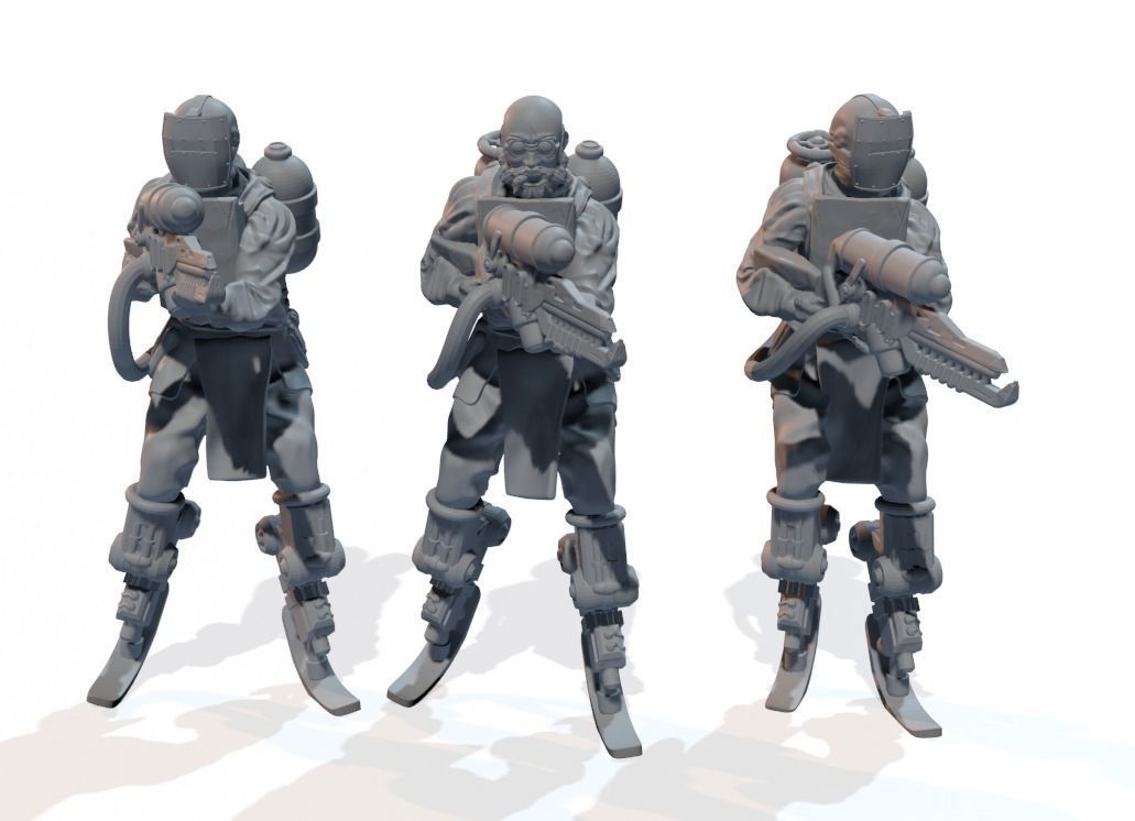 EISENMANN MECH INFANTRY COLLECTION 2 - BY CIZJUT 3D print model_8