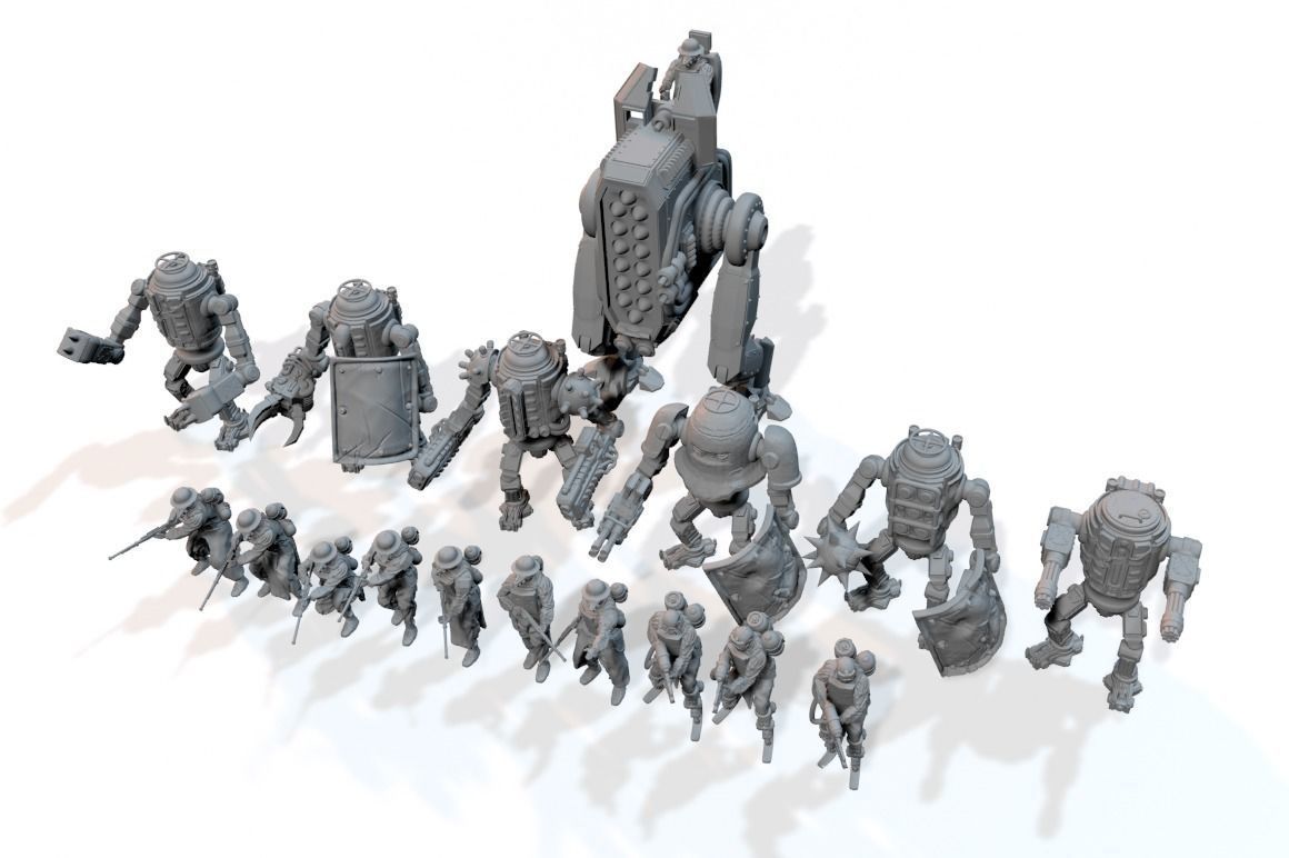 EISENMANN MECH INFANTRY COLLECTION 2 - BY CIZJUT 3D print model_7