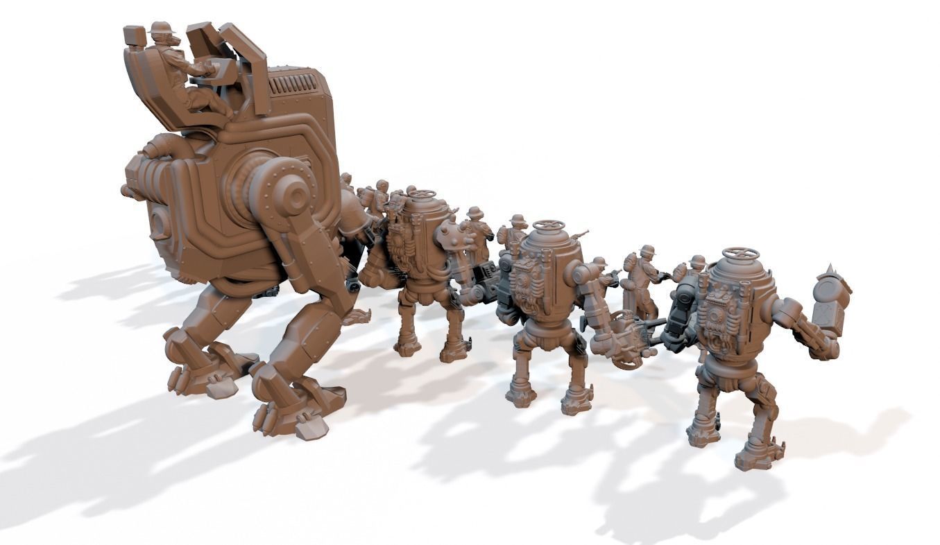 EISENMANN MECH INFANTRY COLLECTION 2 - BY CIZJUT 3D print model_3