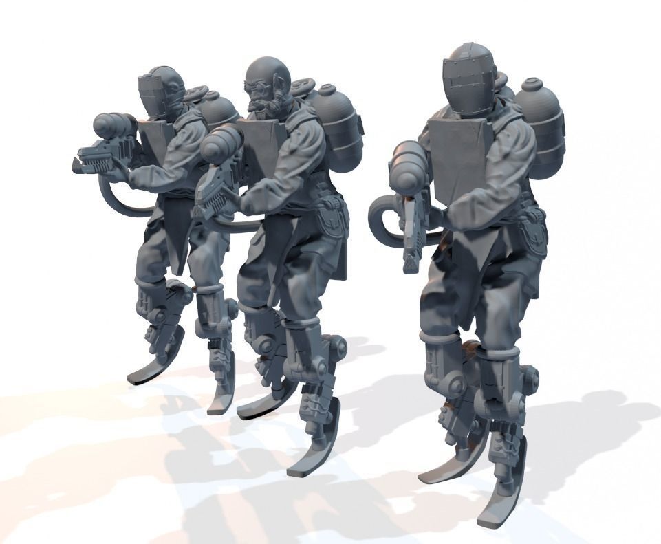 EISENMANN MECH INFANTRY COLLECTION 2 - BY CIZJUT 3D print model_9