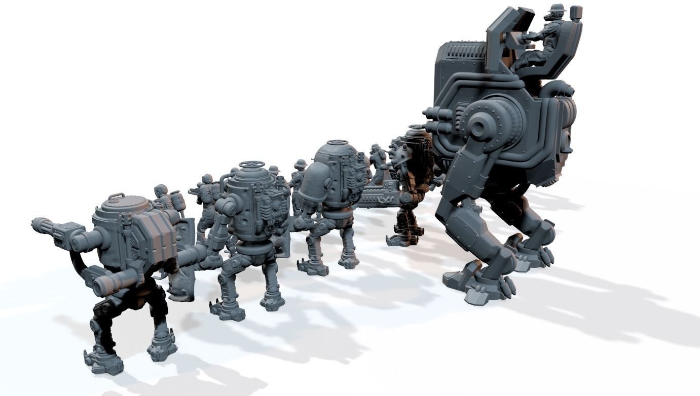 EISENMANN MECH INFANTRY COLLECTION 2 - BY CIZJUT 3D print model_2