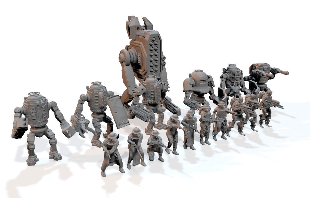 EISENMANN MECH INFANTRY COLLECTION 2 - BY CIZJUT 3D print model_5