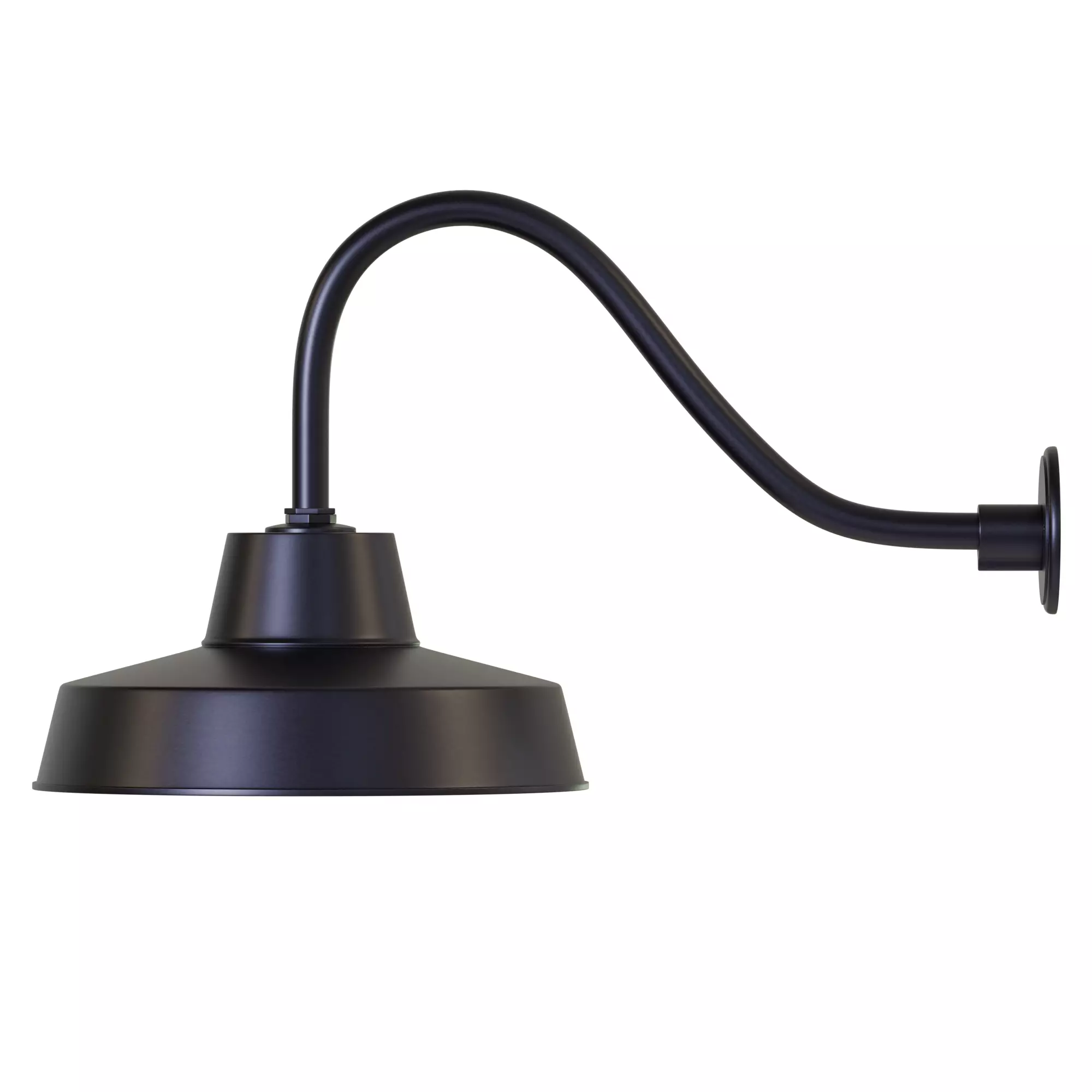 Canarm Ltd Barn Light Black Outdoor Wall Light Low-poly 3D model_0