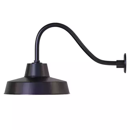 Canarm Ltd Barn Light Black Outdoor Wall Light Low-poly 3D model