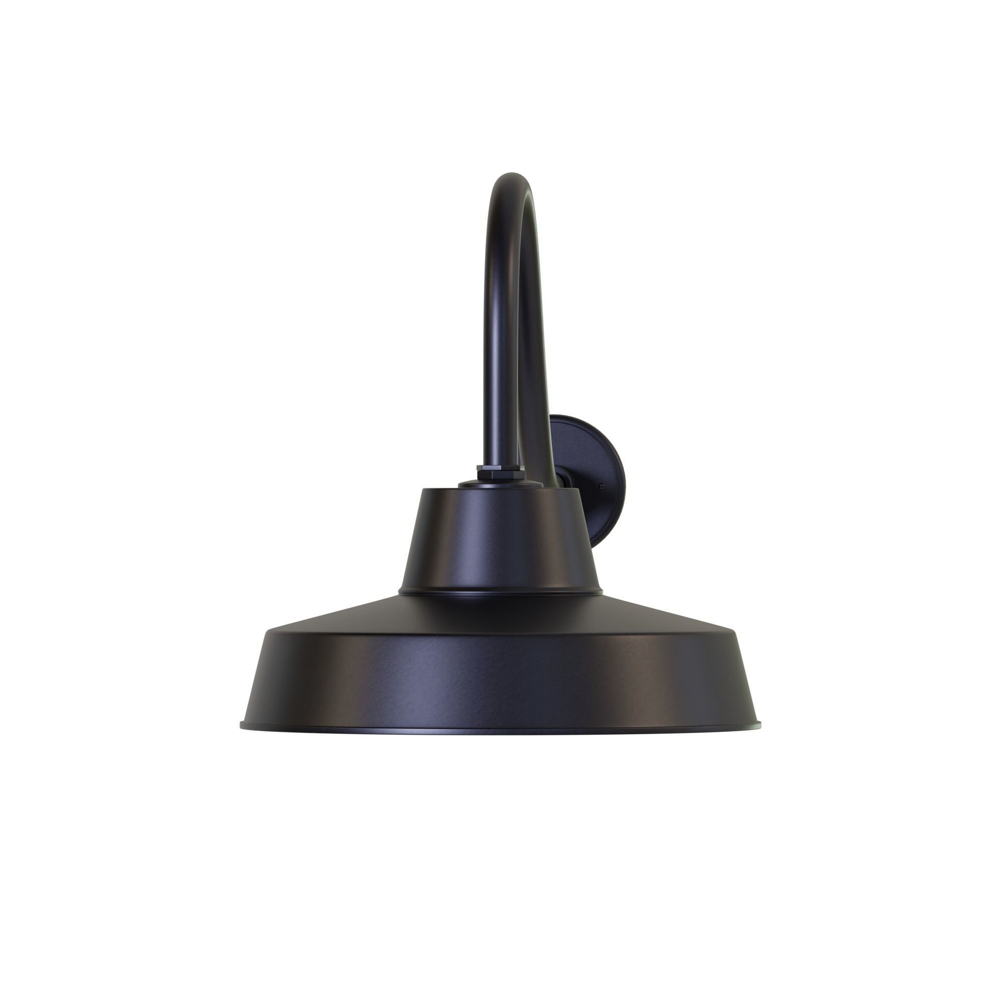 Canarm Ltd Barn Light Black Outdoor Wall Light Low-poly 3D model_3