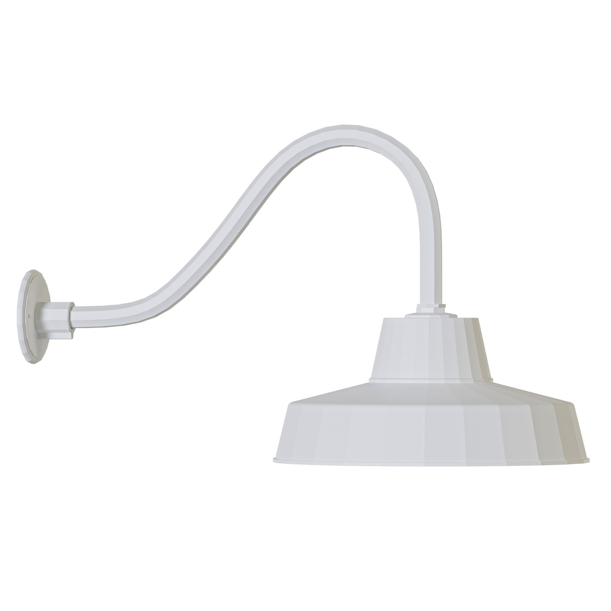 Canarm Ltd Barn Light Black Outdoor Wall Light Low-poly 3D model_21