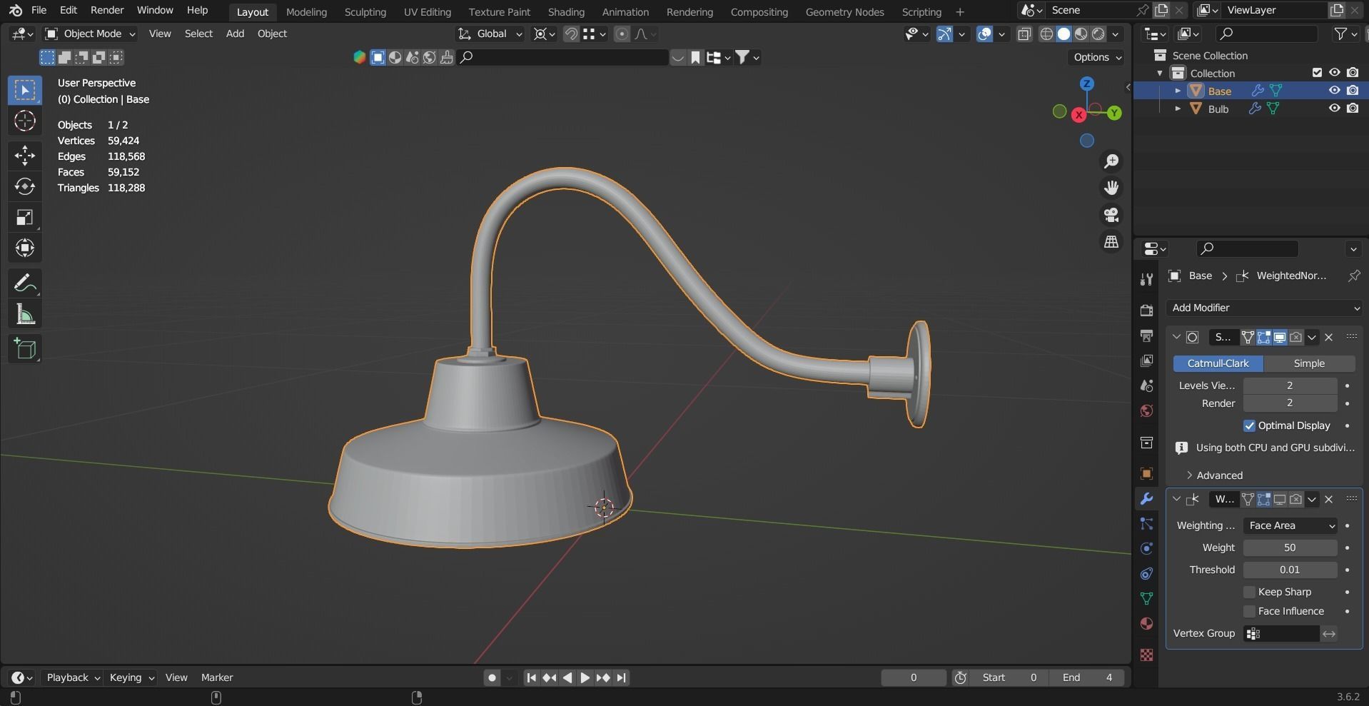 Canarm Ltd Barn Light Black Outdoor Wall Light Low-poly 3D model_25